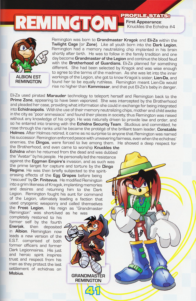 Read online Sonic the Hedgehog: The Complete Sonic Comic Encyclopedia comic -  Issue # TPB - 43