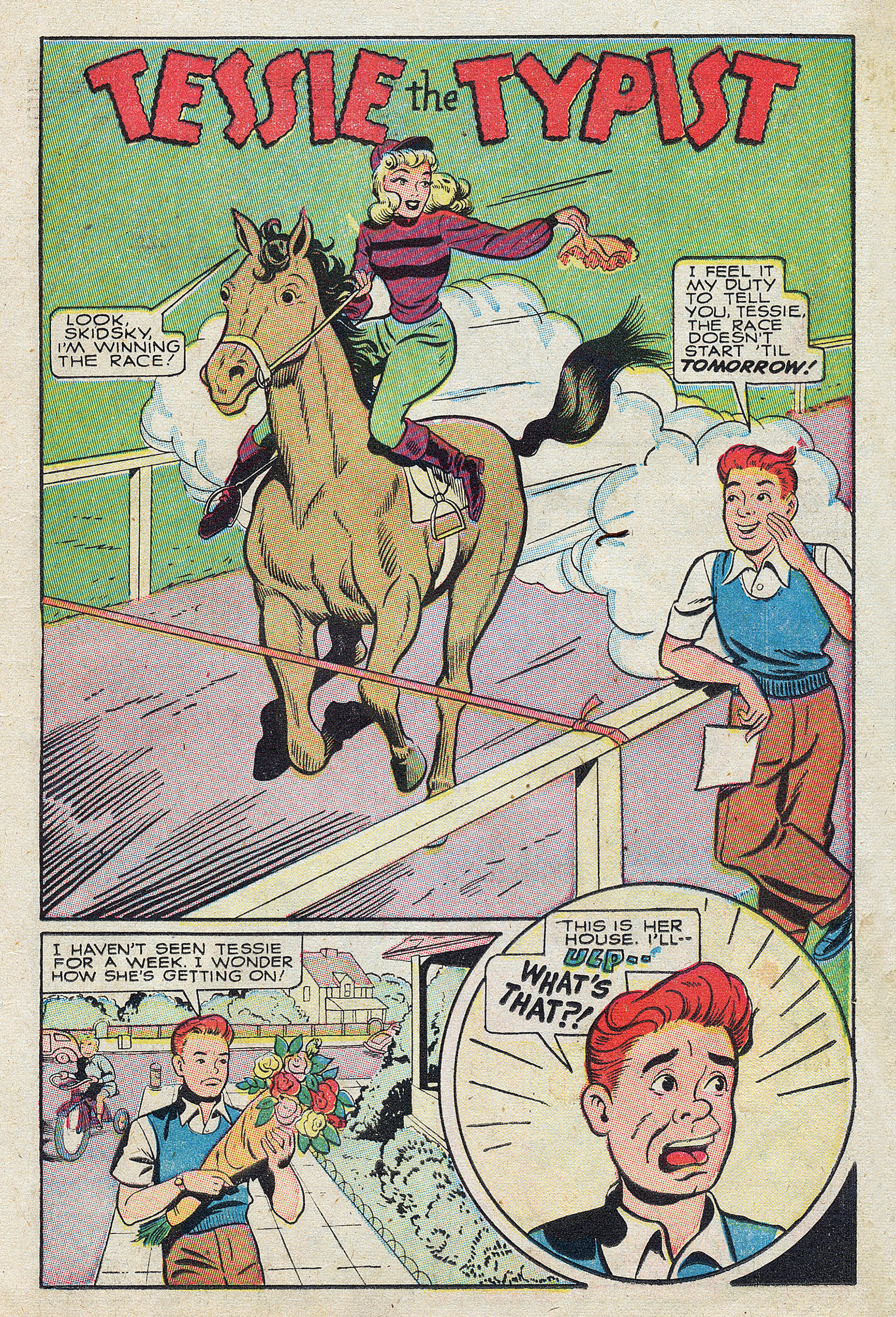 Read online Tessie the Typist comic -  Issue #5 - 15