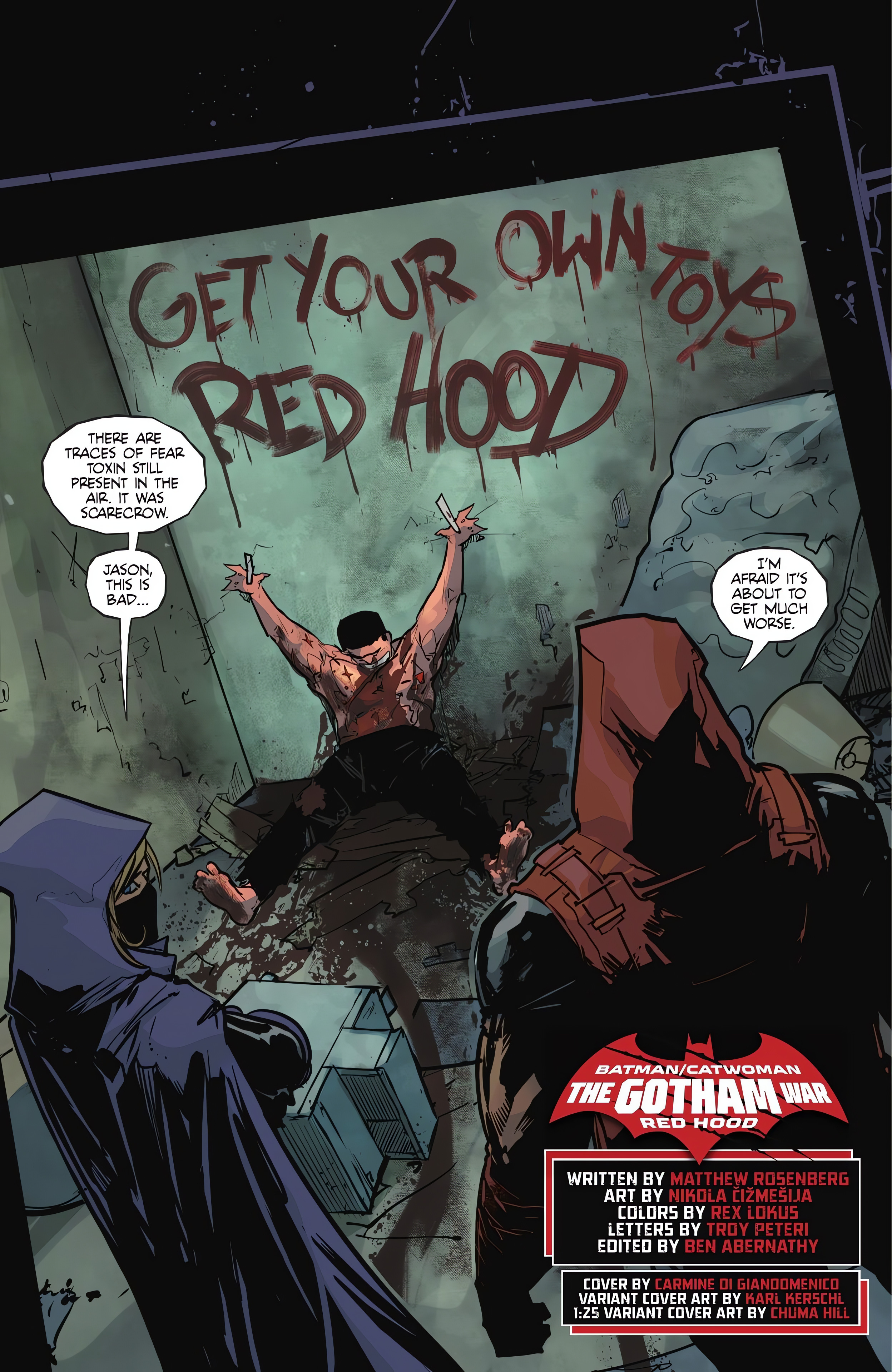 Read online Batman/Catwoman: The Gotham War: Red Hood comic -  Issue #1 - 24