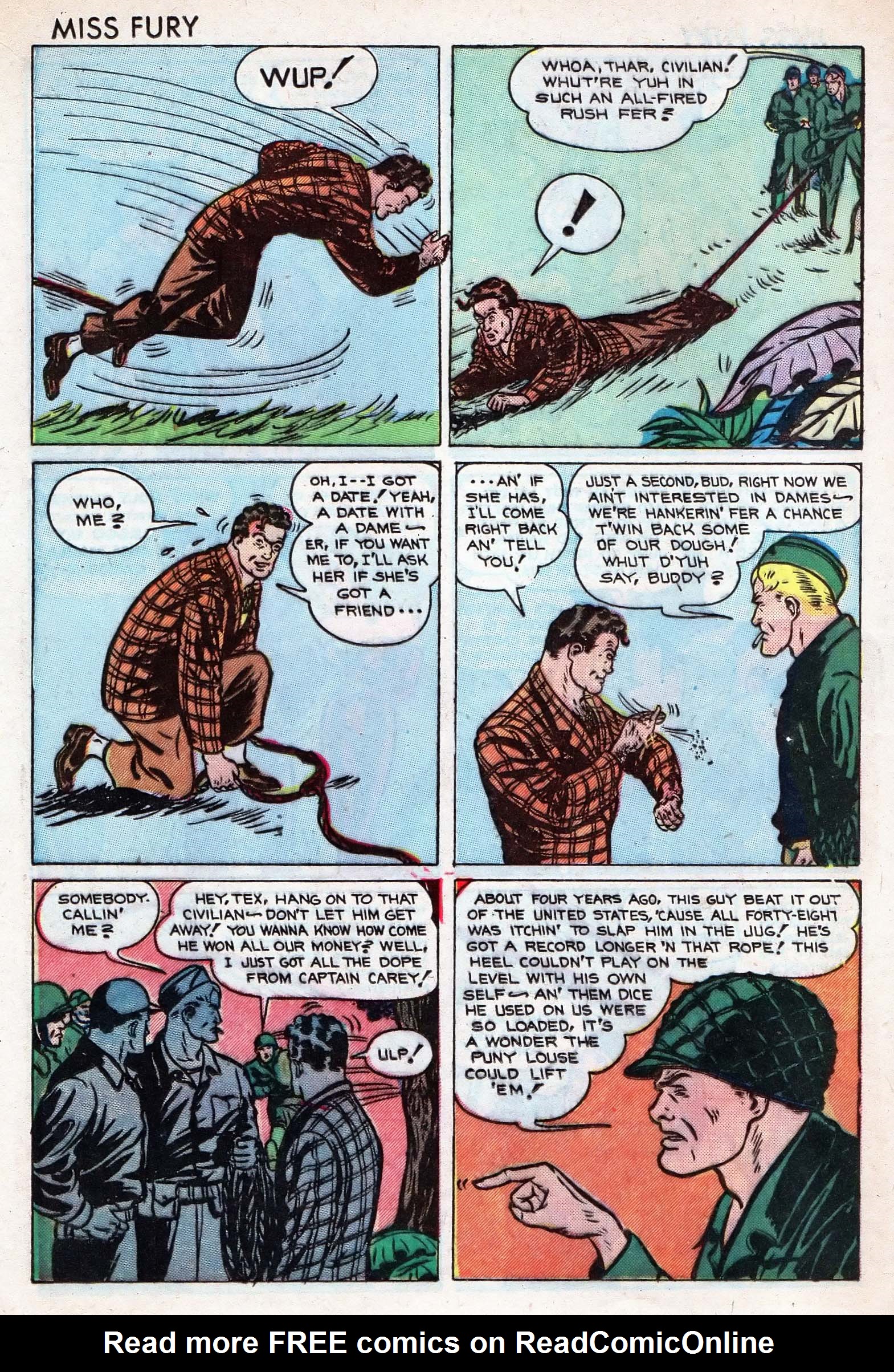 Read online Miss Fury Comics comic -  Issue #5 - 16