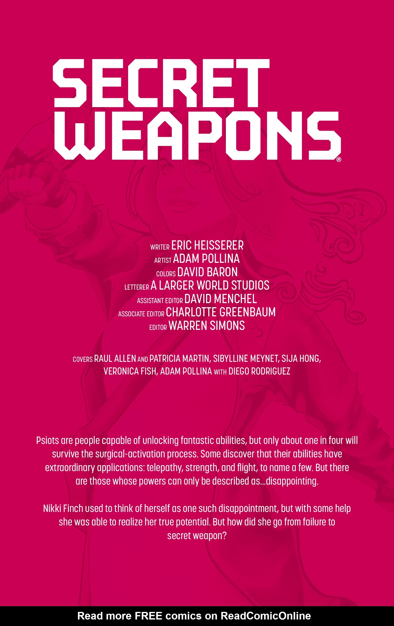 Read online Secret Weapons (2017) comic -  Issue #0 - 5