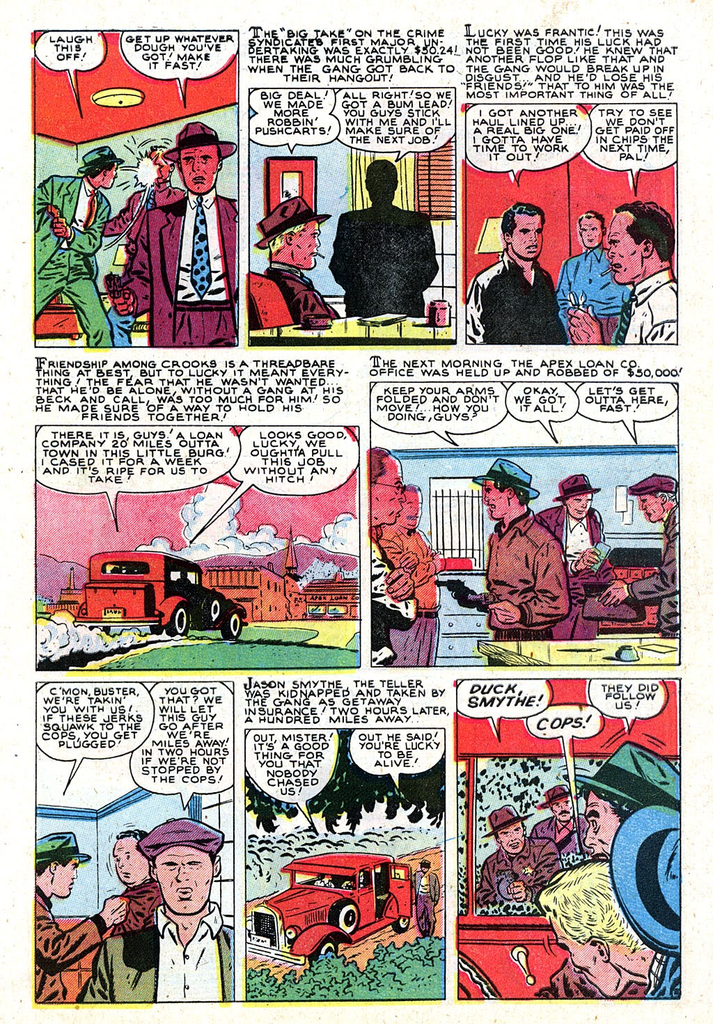 Read online Crime Cases Comics (1951) comic -  Issue #5 - 7