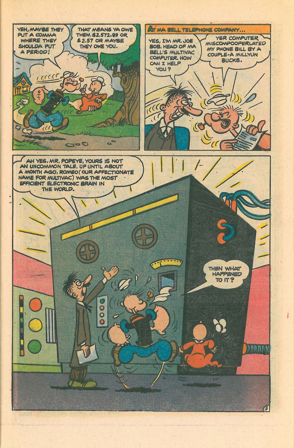 Read online Popeye (1948) comic -  Issue #125 - 5