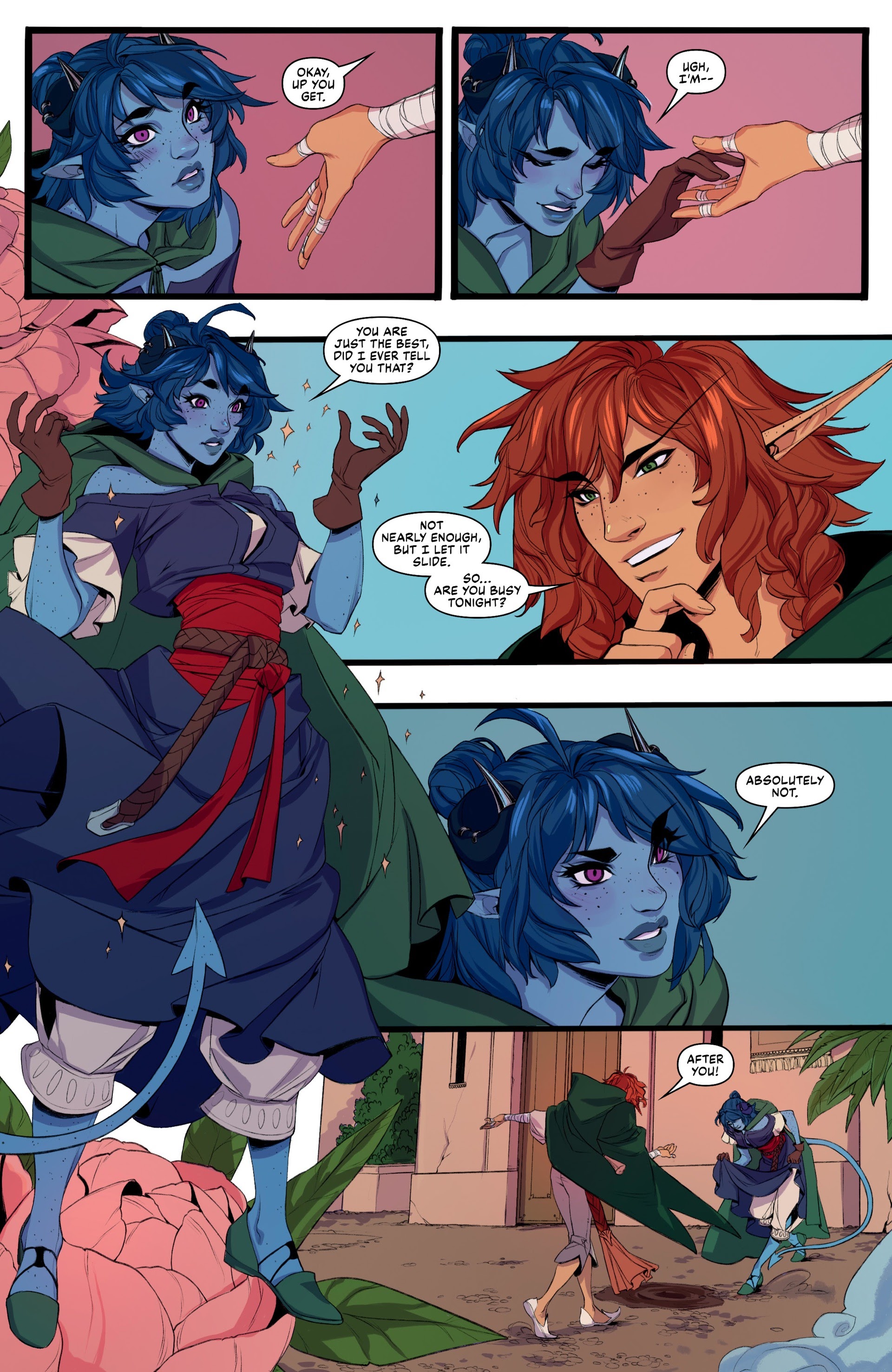 Read online Critical Role: The Mighty Nein Origins–Jester Lavorre comic -  Issue # Full - 29
