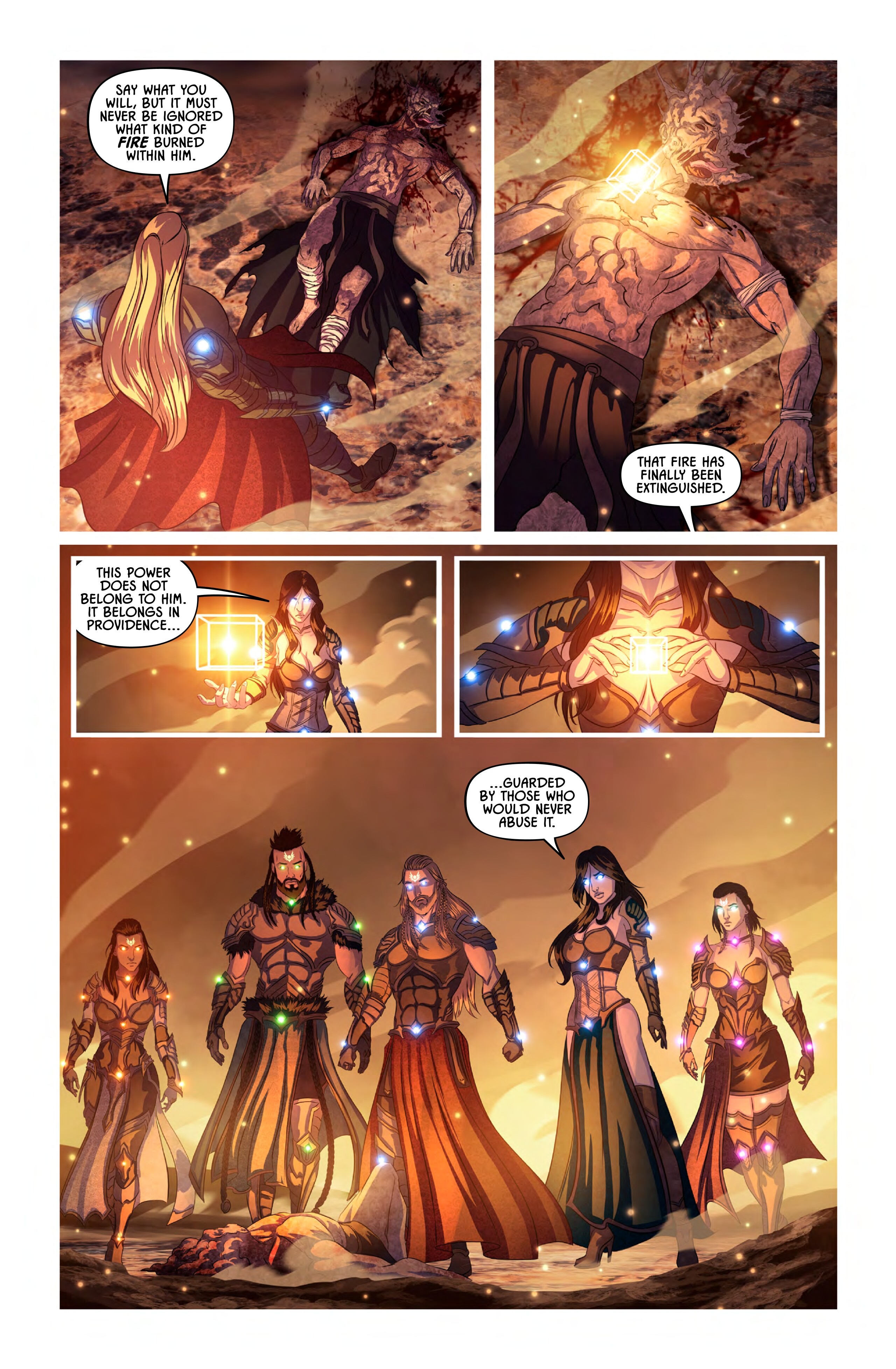 Read online Knights of the Golden Sun comic -  Issue #14 - 19