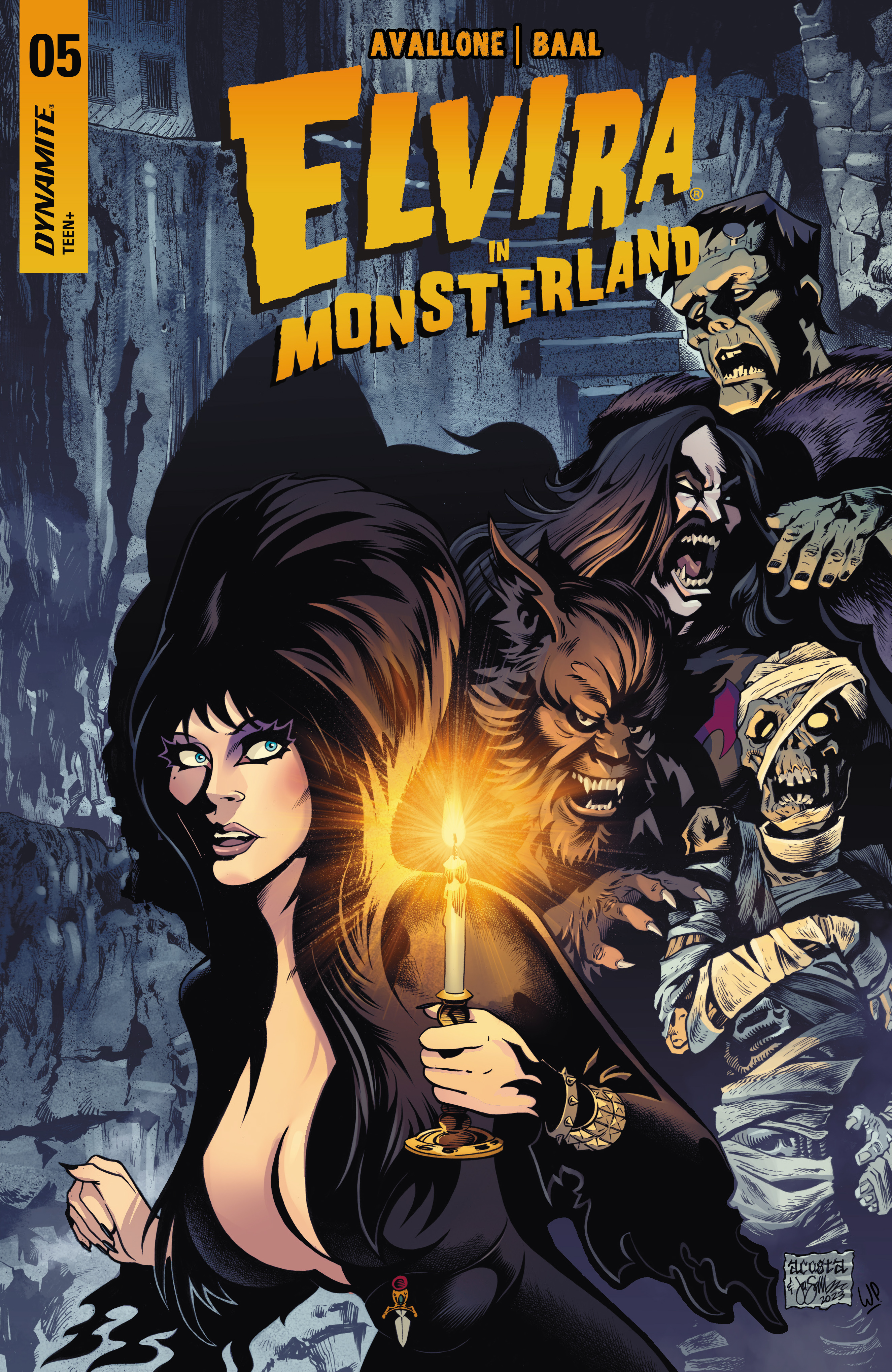 Read online Elvira in Monsterland comic -  Issue #5 - 1