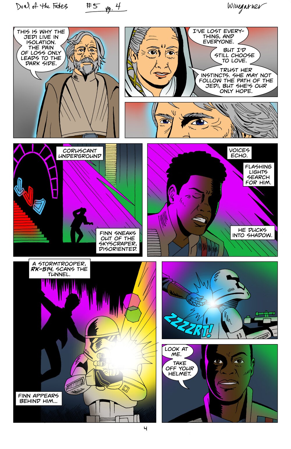 Read online Star Wars: Duel of the Fates comic -  Issue #5 - 5