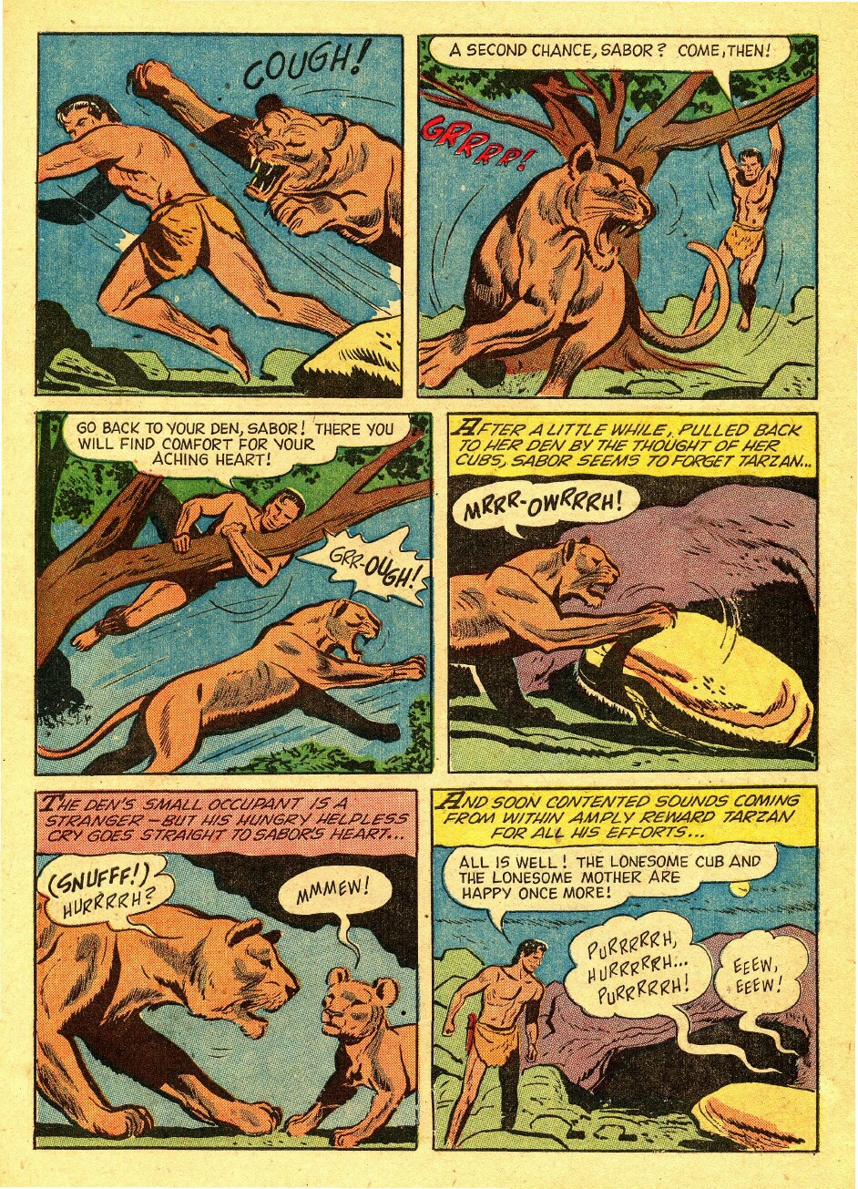 Read online Tarzan (1948) comic -  Issue #80 - 27