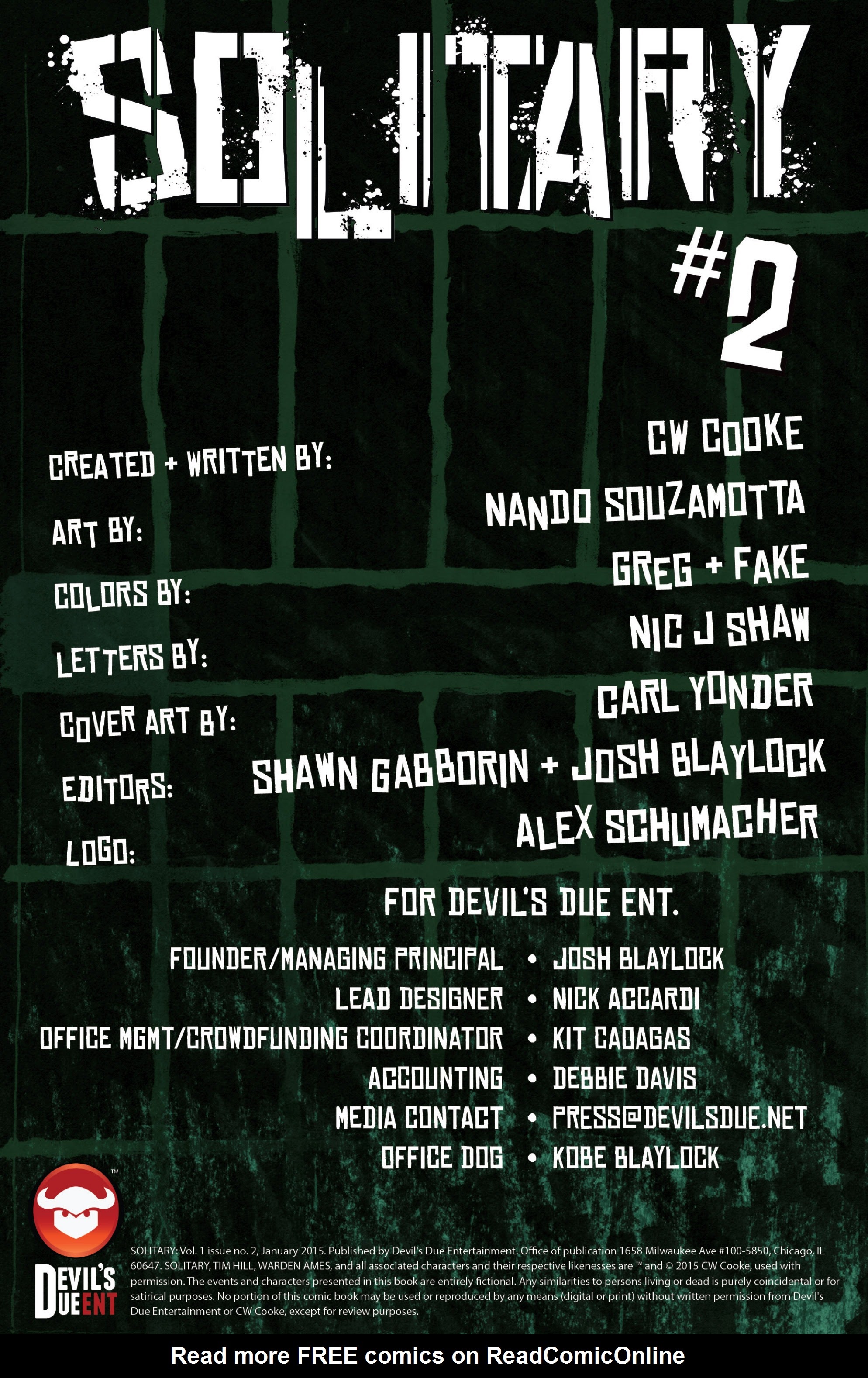 Read online Solitary comic -  Issue #2 - 2