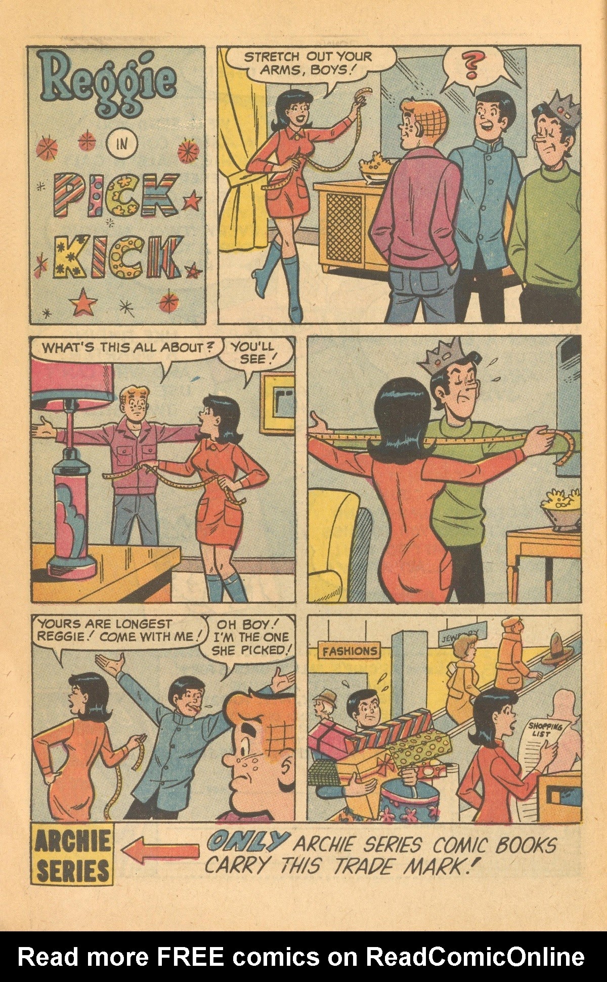 Read online Reggie's Wise Guy Jokes comic -  Issue #16 - 56