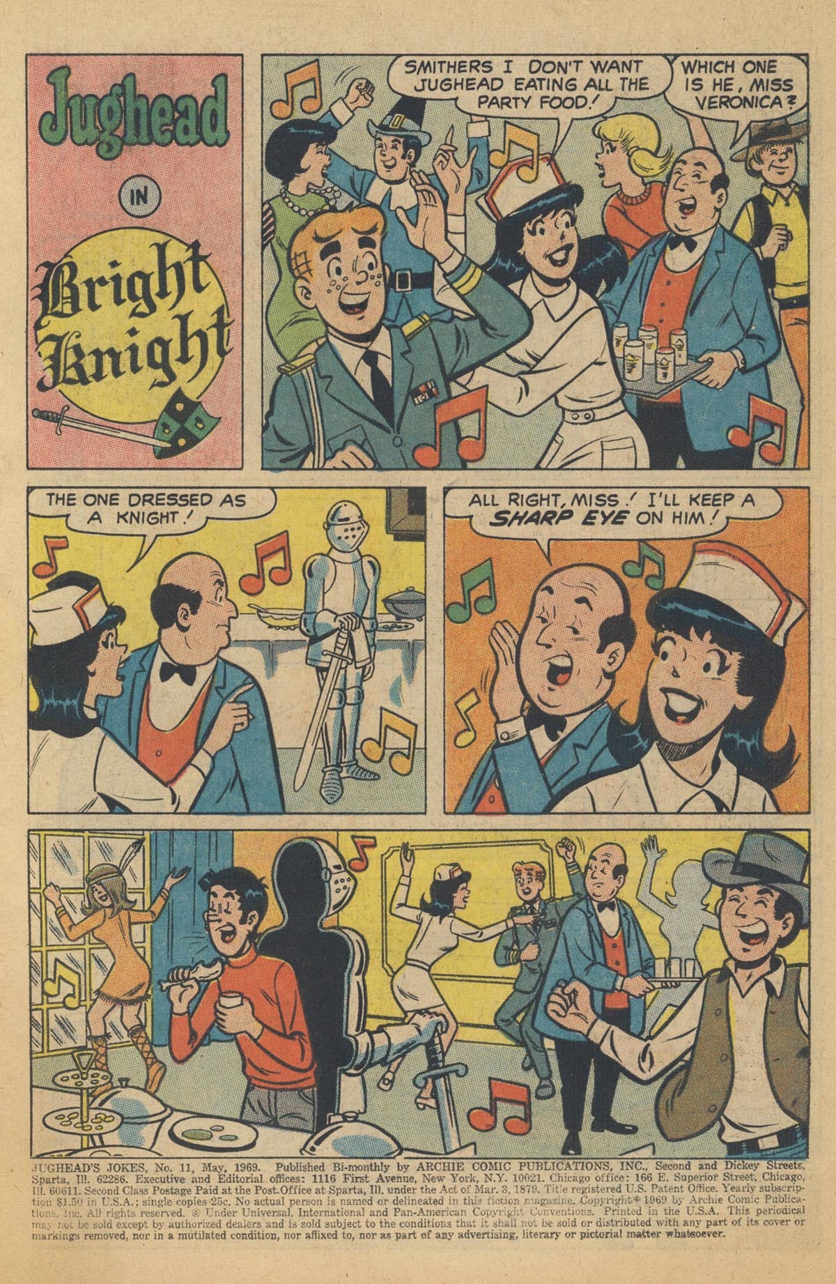 Read online Jughead's Jokes comic -  Issue #11 - 3