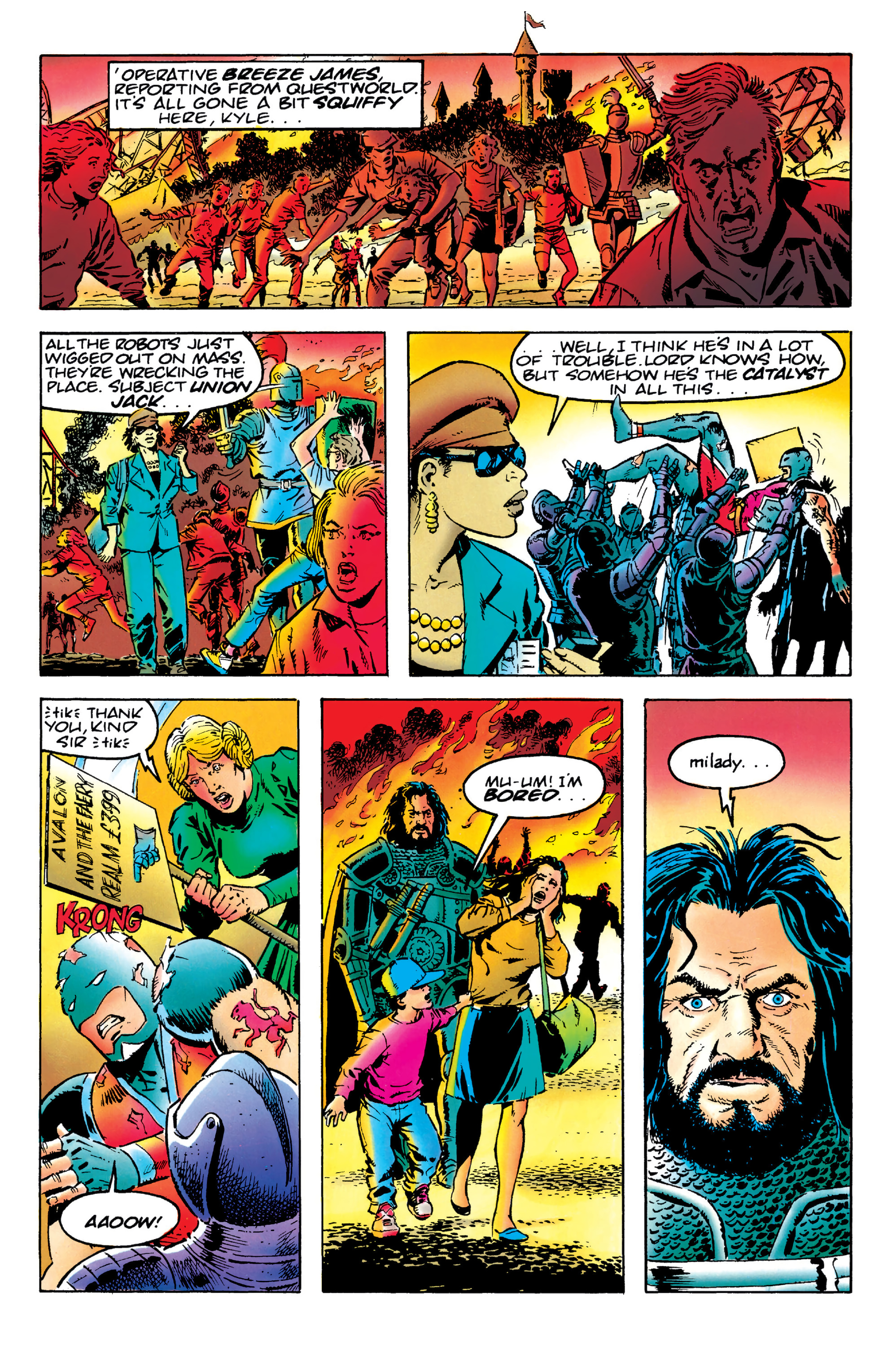 Read online Knights of Pendragon Omnibus comic -  Issue # TPB (Part 5) - 37