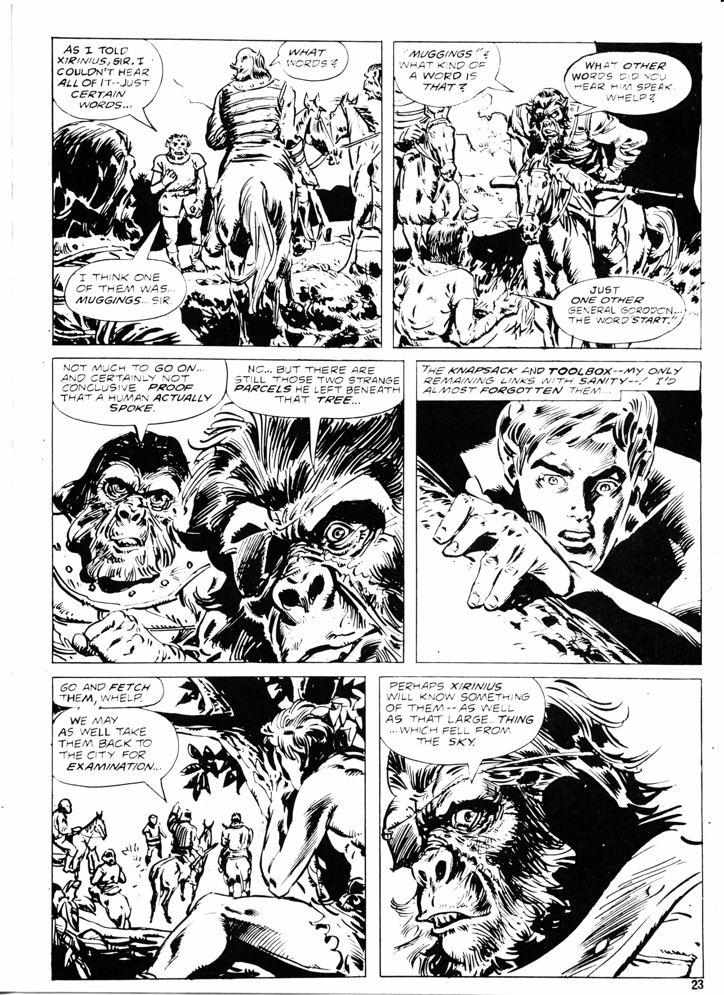 Read online Planet of the Apes (1974) comic -  Issue #31 - 23