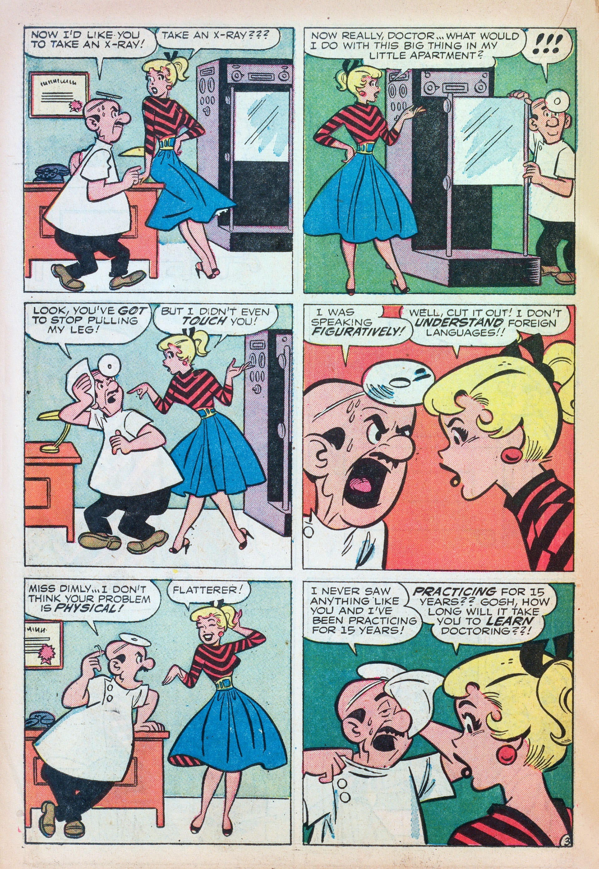 Read online Sherry the Showgirl (1956) comic -  Issue #3 - 22