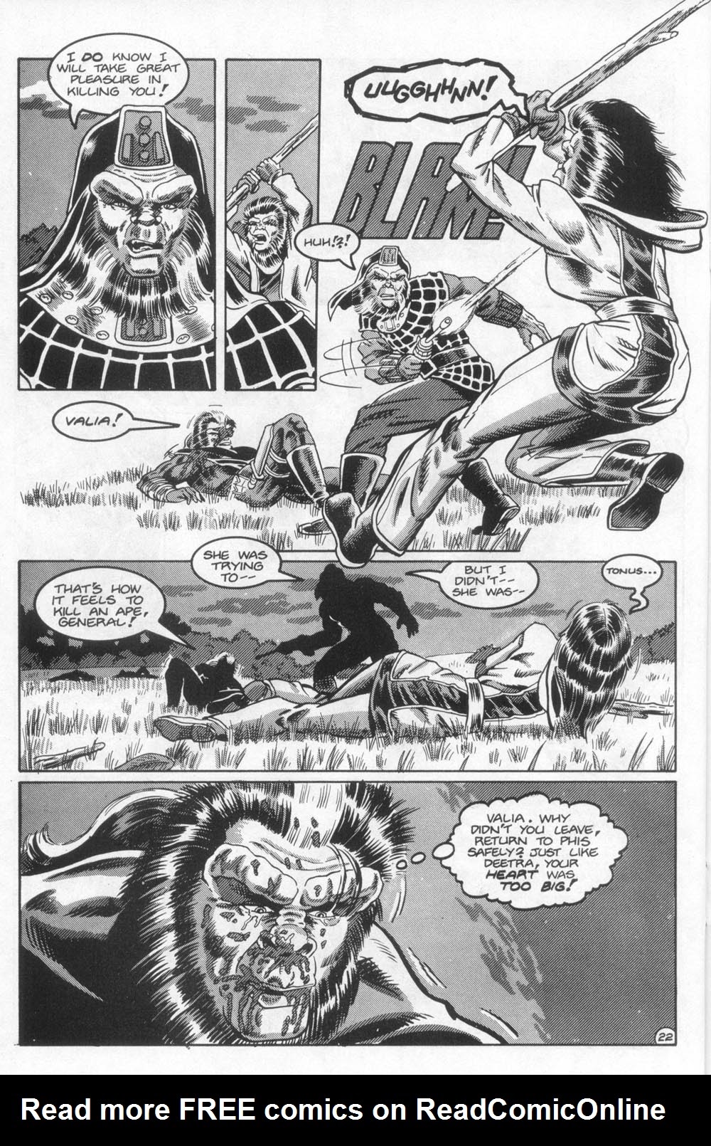 Read online Planet of the Apes: Blood of the Apes comic -  Issue #4 - 23