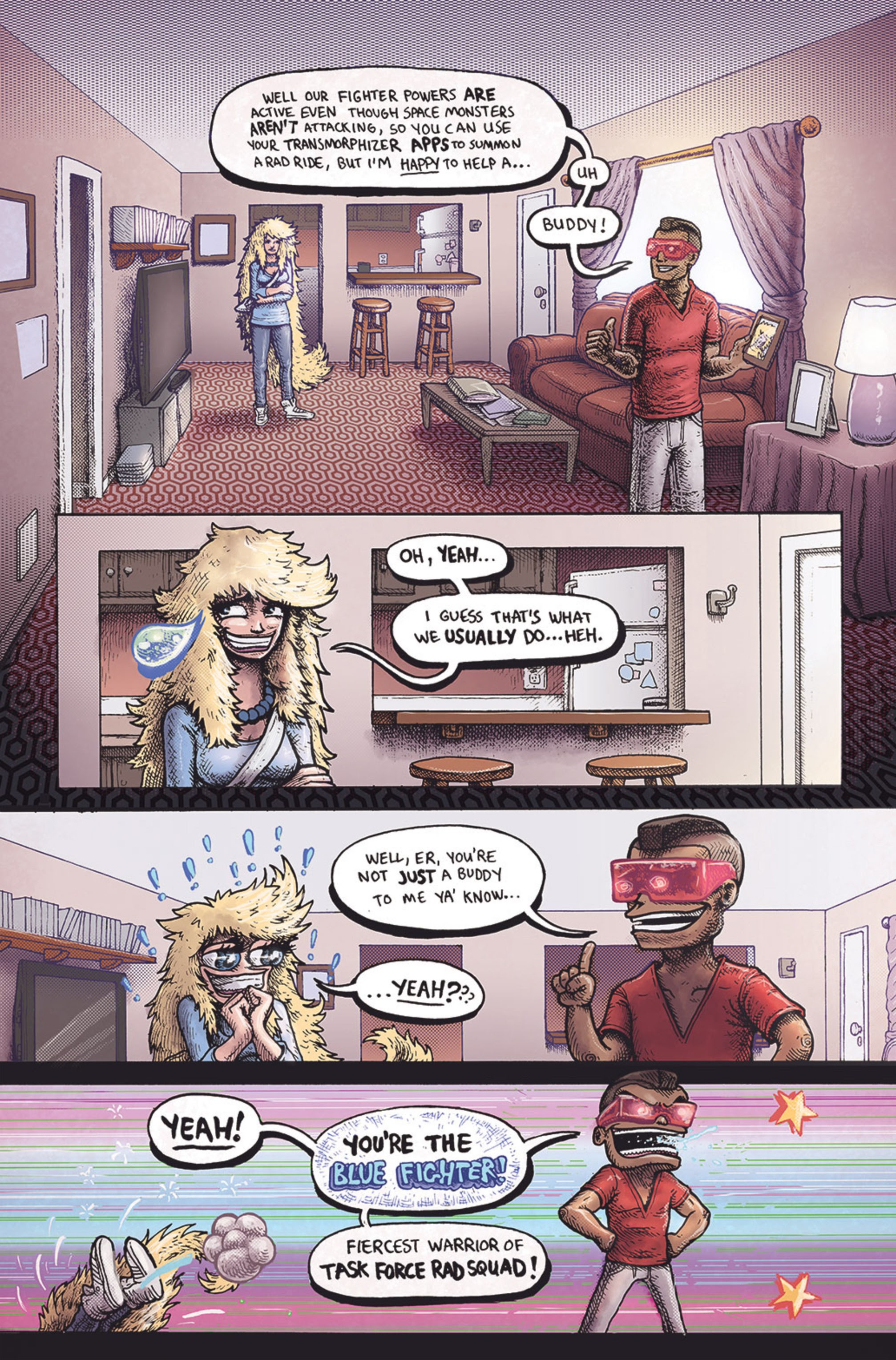 Read online Task Force Rad Squad comic -  Issue #3 - 4