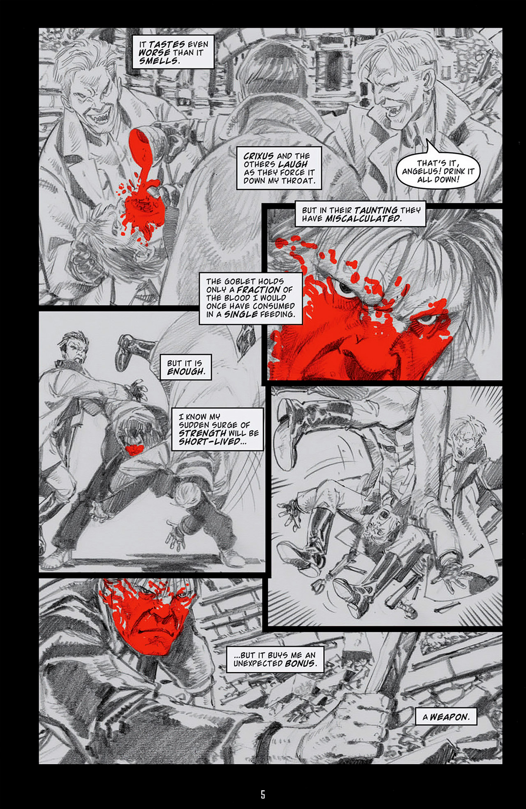 Read online Angel: Blood & Trenches comic -  Issue #4 - 8