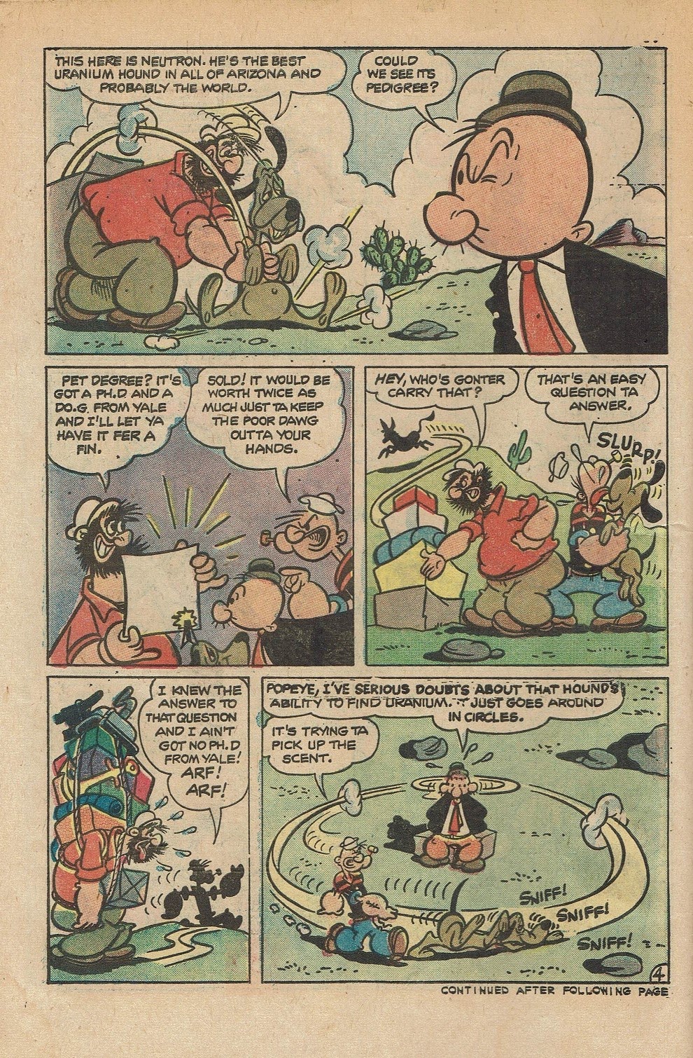 Read online Popeye (1948) comic -  Issue #128 - 6