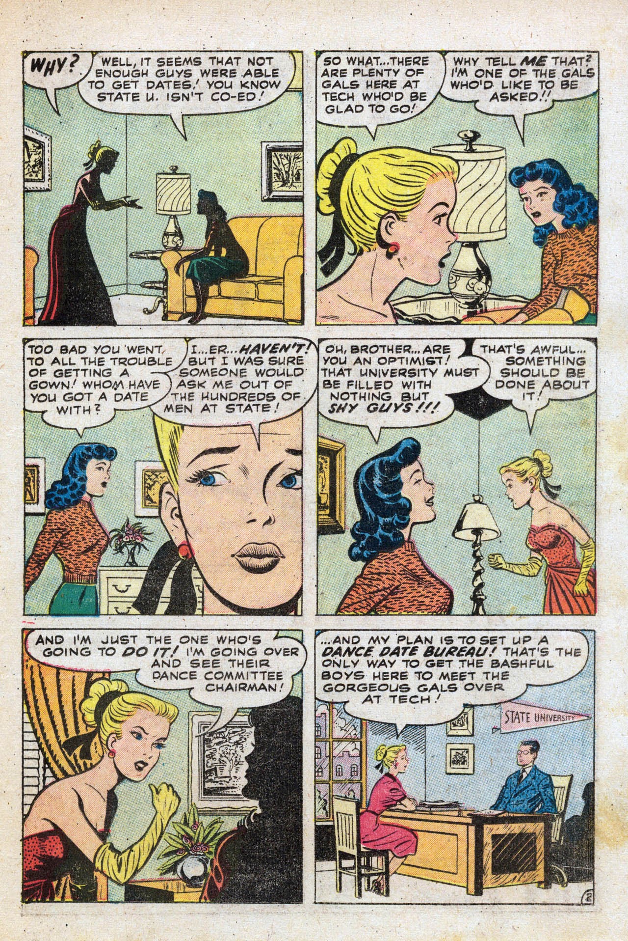 Read online Patsy and Hedy comic -  Issue #20 - 21