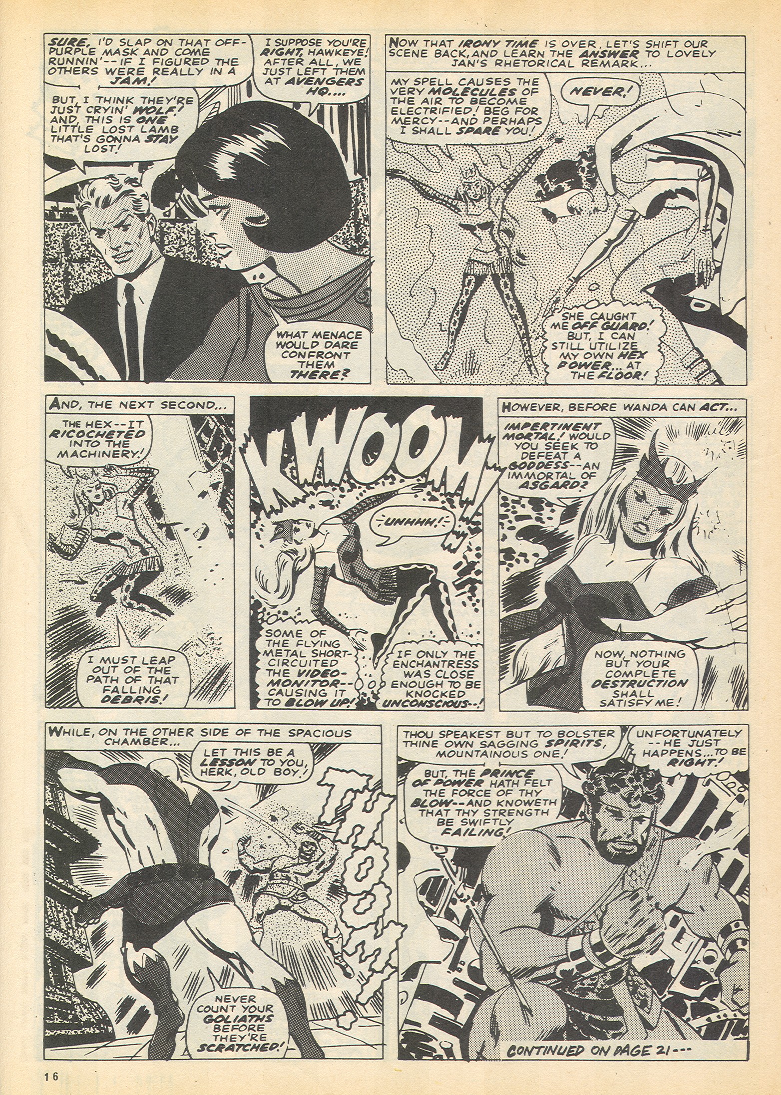 Read online The Avengers (1973) comic -  Issue #43 - 16