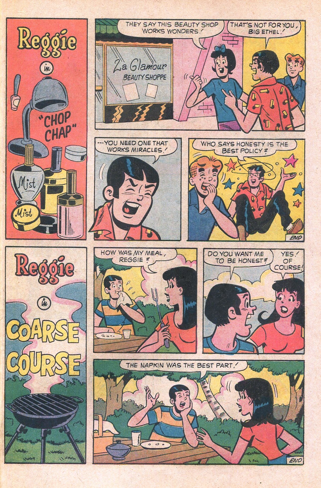 Read online Reggie's Wise Guy Jokes comic -  Issue #30 - 31
