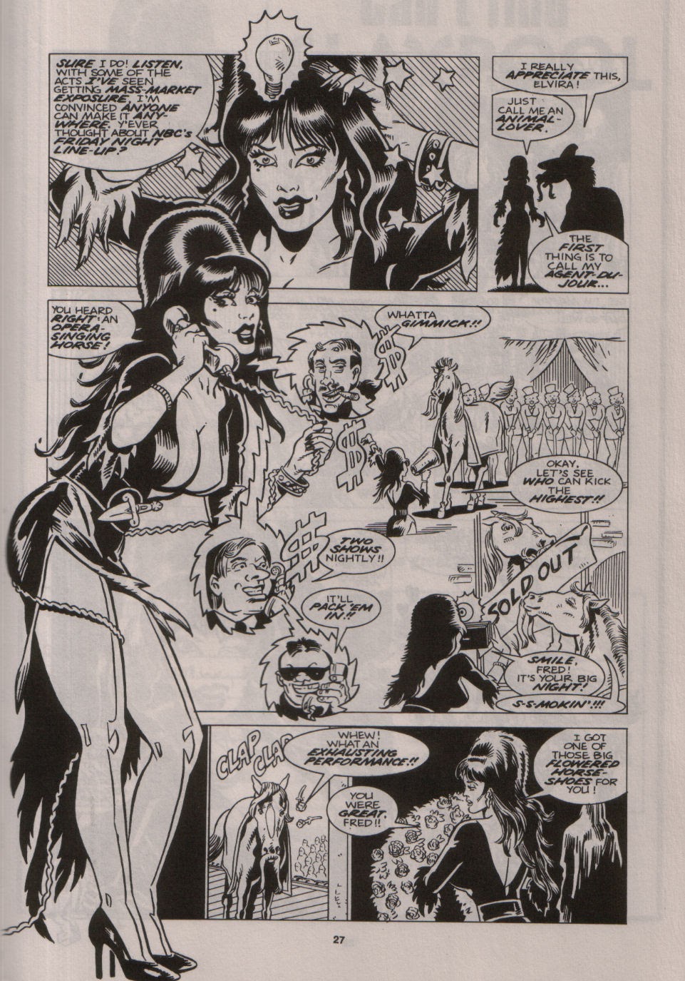 Read online Elvira, Mistress of the Dark comic -  Issue #24 - 25