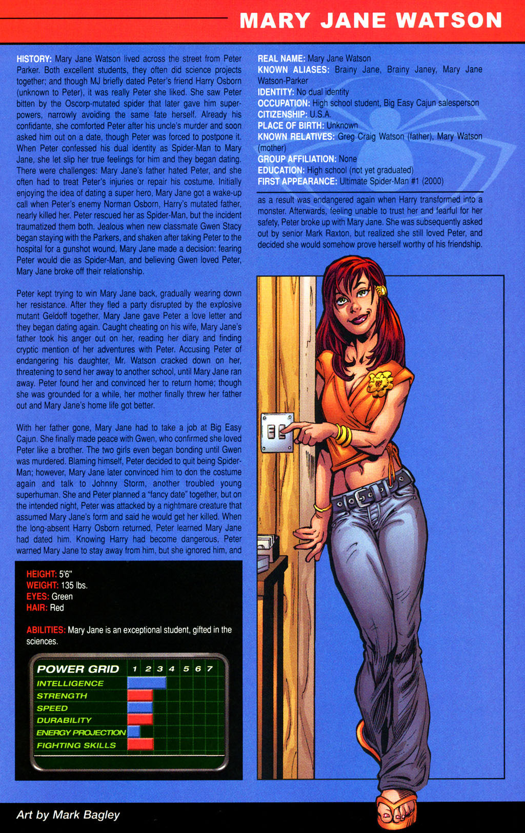 Read online Official Handbook of the Ultimate Marvel Universe 2005: The Fantastic Four & Spider-Man comic -  Issue # Full - 49