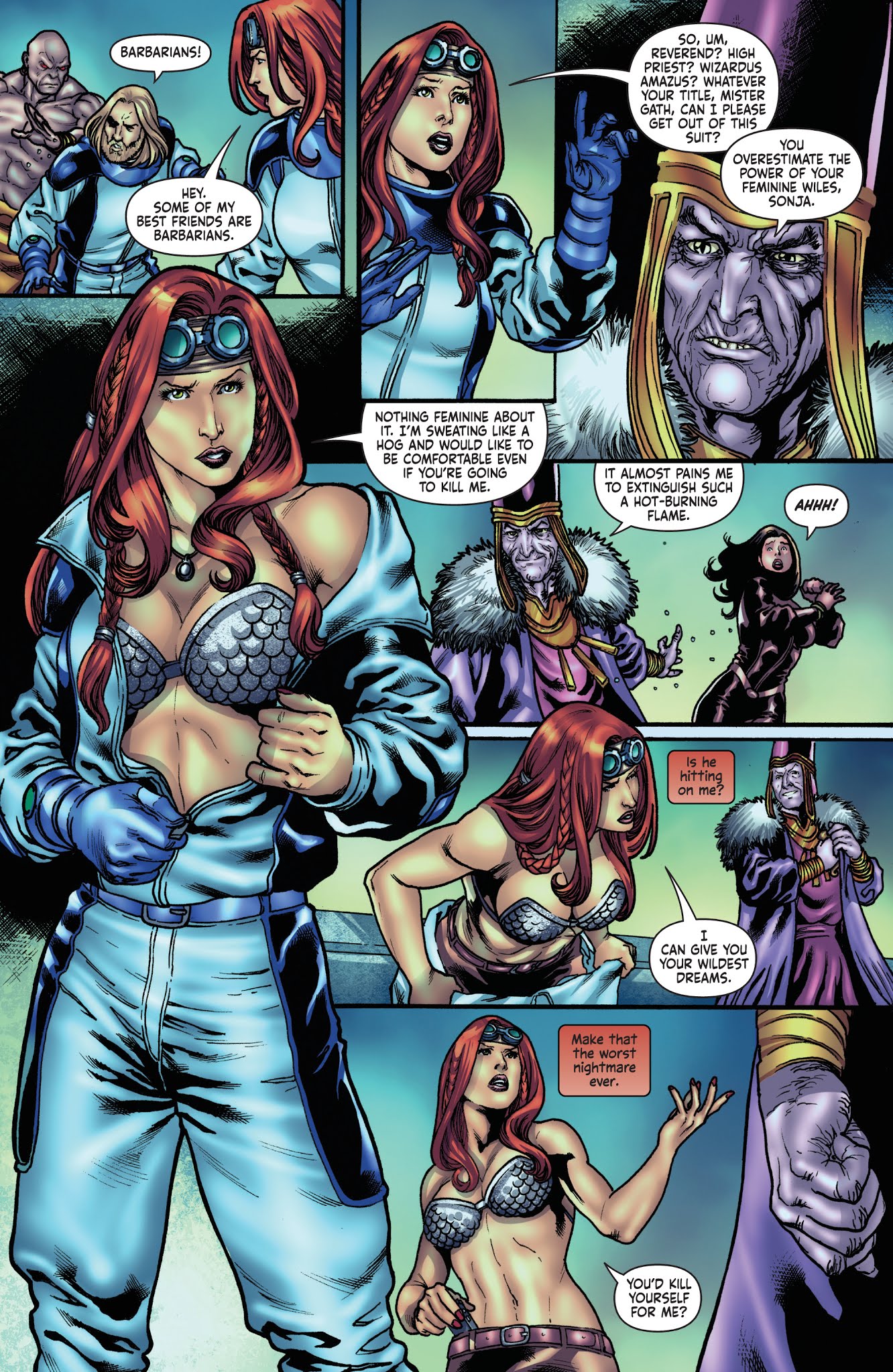 Read online Legenderry Red Sonja comic -  Issue # _TPB - 77