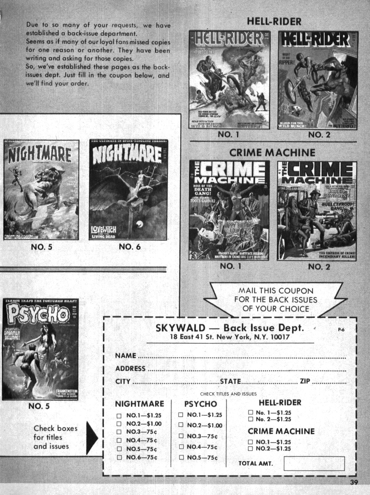 Read online Psycho comic -  Issue #6 - 39
