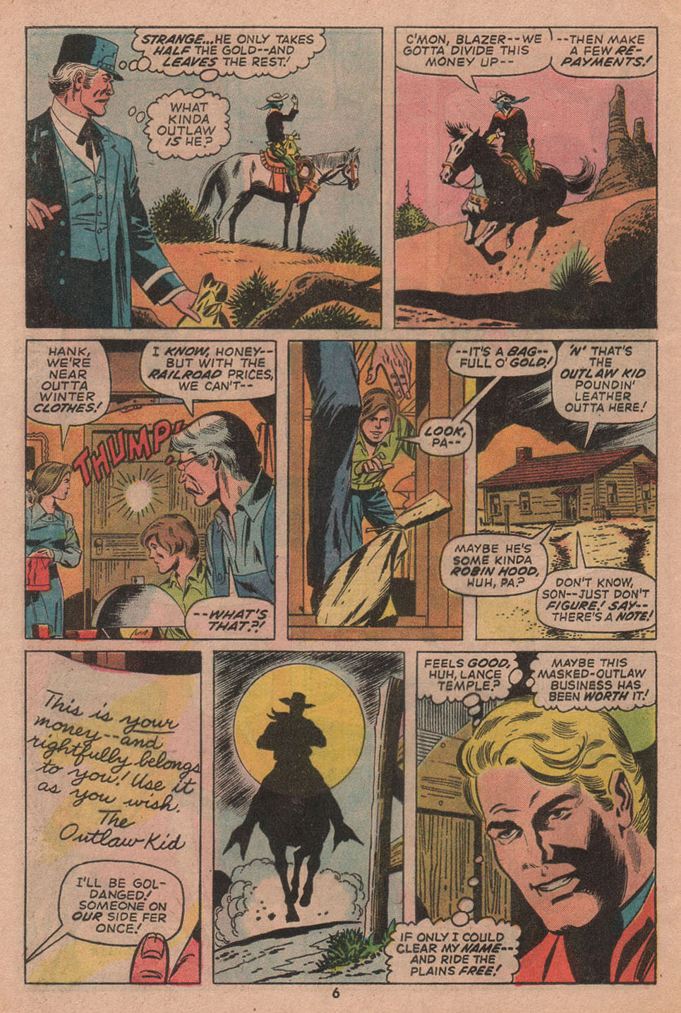 Read online The Outlaw Kid (1970) comic -  Issue #12 - 8