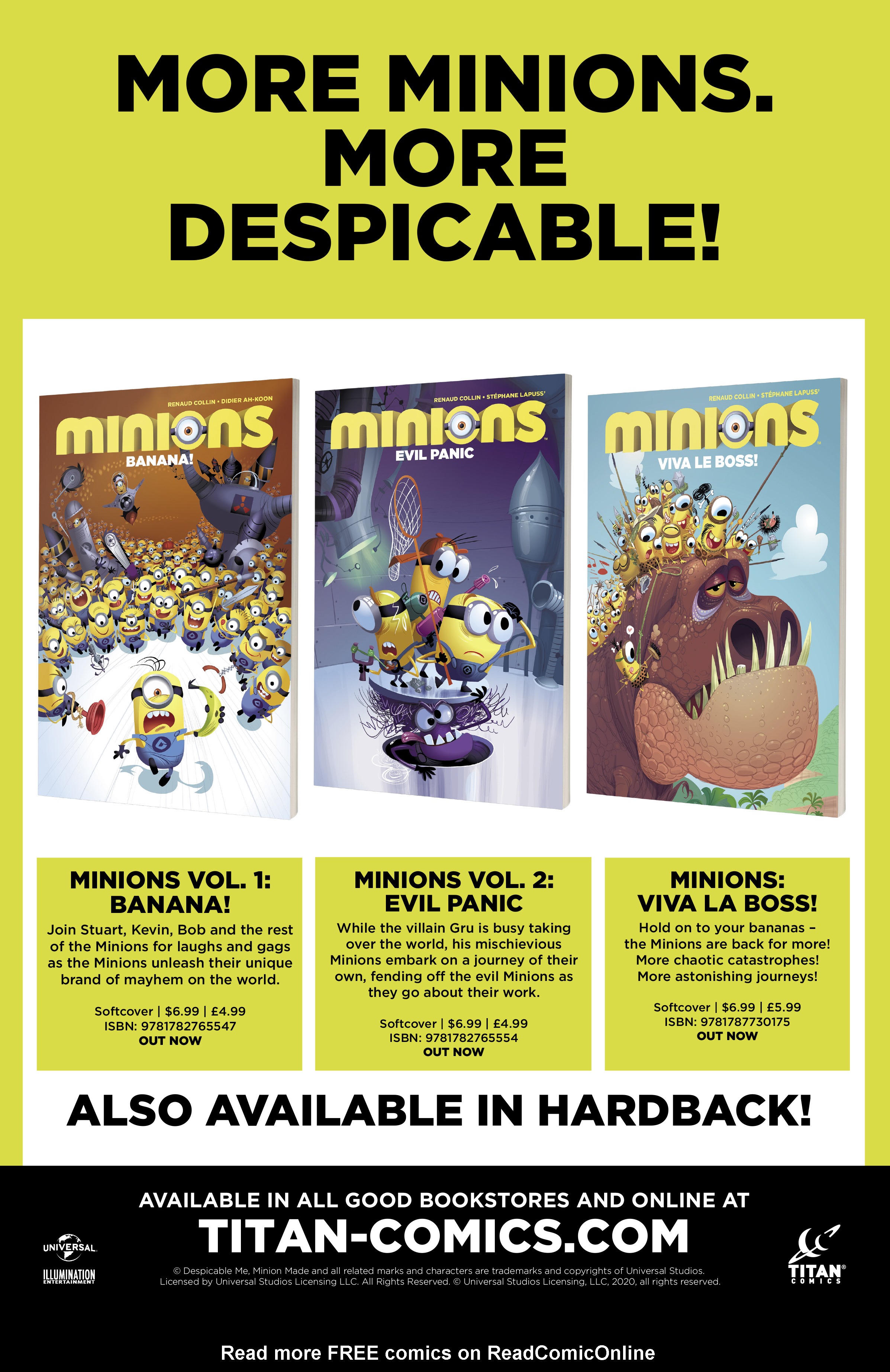 Read online Minions: Paella comic -  Issue # TPB - 51