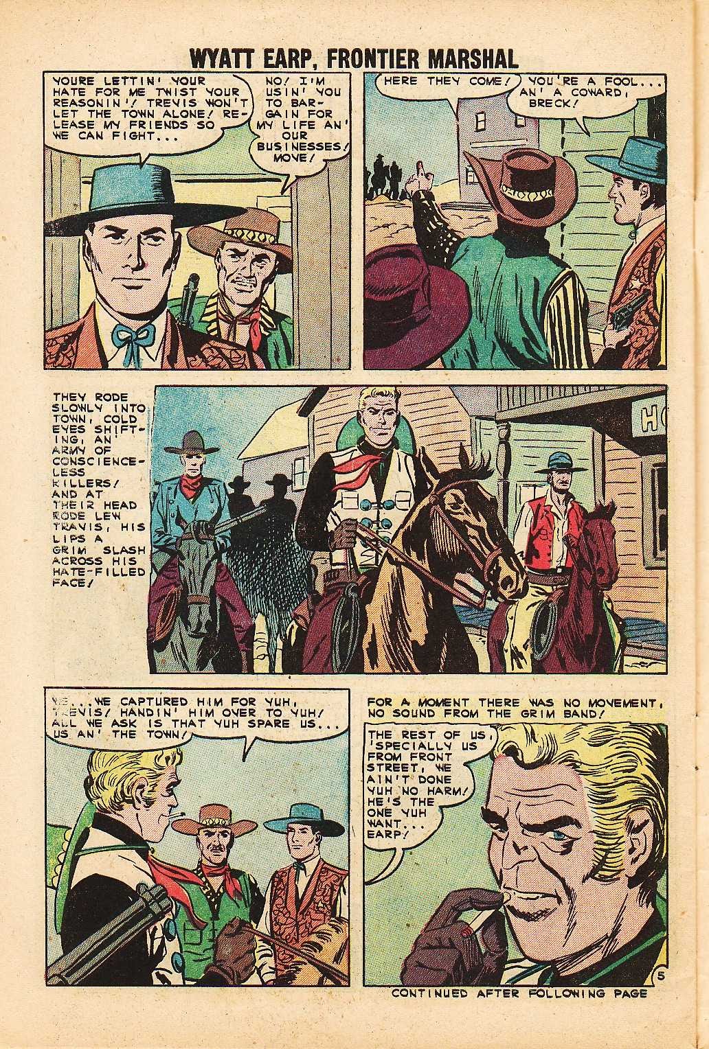 Read online Wyatt Earp Frontier Marshal comic -  Issue #35 - 30