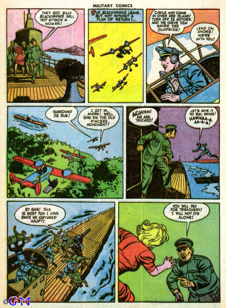 Read online Military Comics comic -  Issue #35 - 16