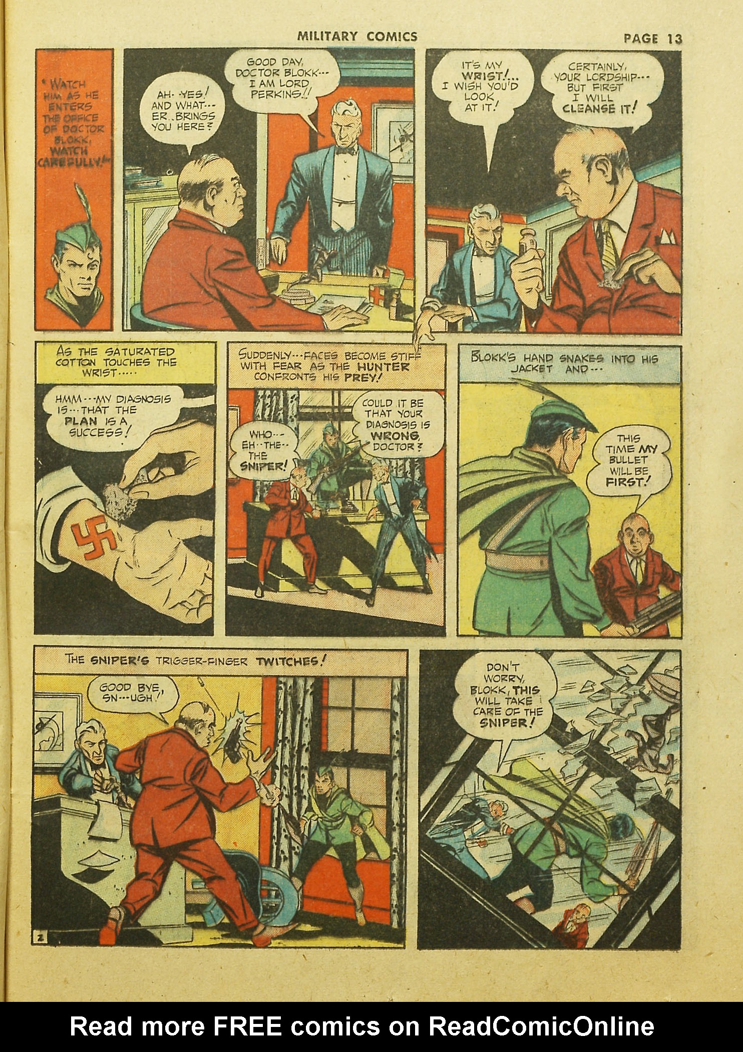 Read online Military Comics comic -  Issue #9 - 15