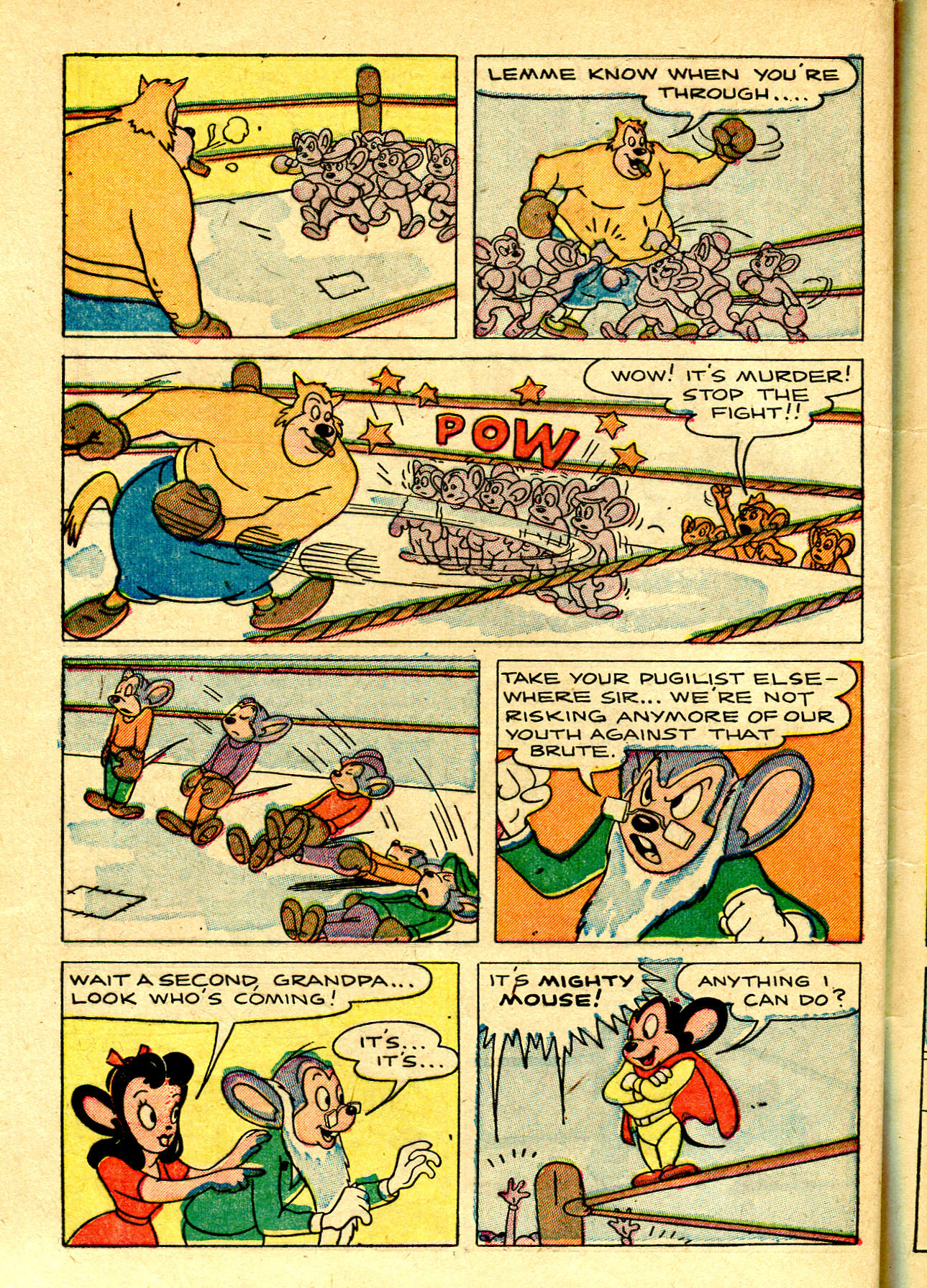Read online Paul Terry's Mighty Mouse Comics comic -  Issue #42 - 83