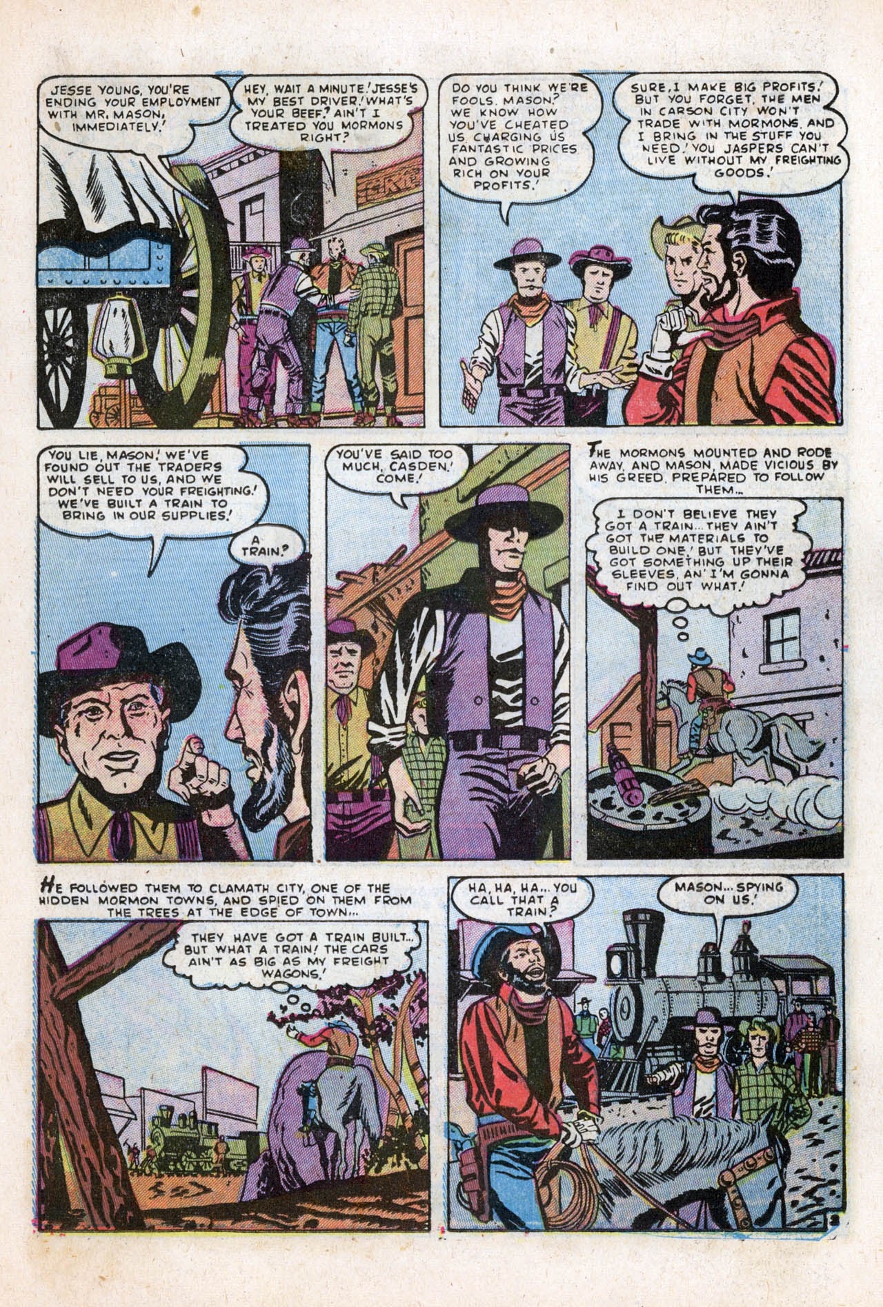 Read online Western Thrillers (1954) comic -  Issue #2 - 23
