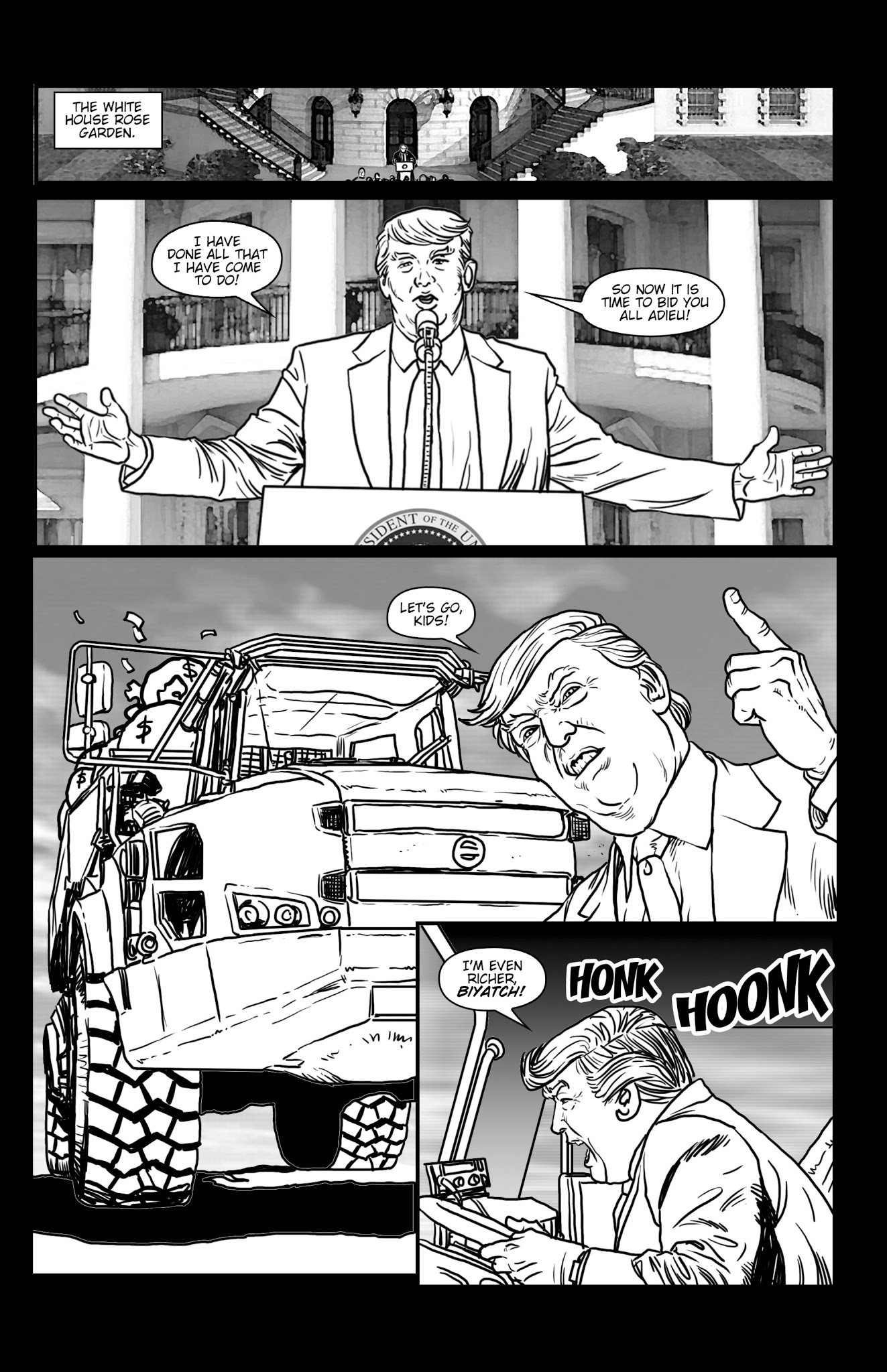 Read online President Pence comic -  Issue # Full - 4