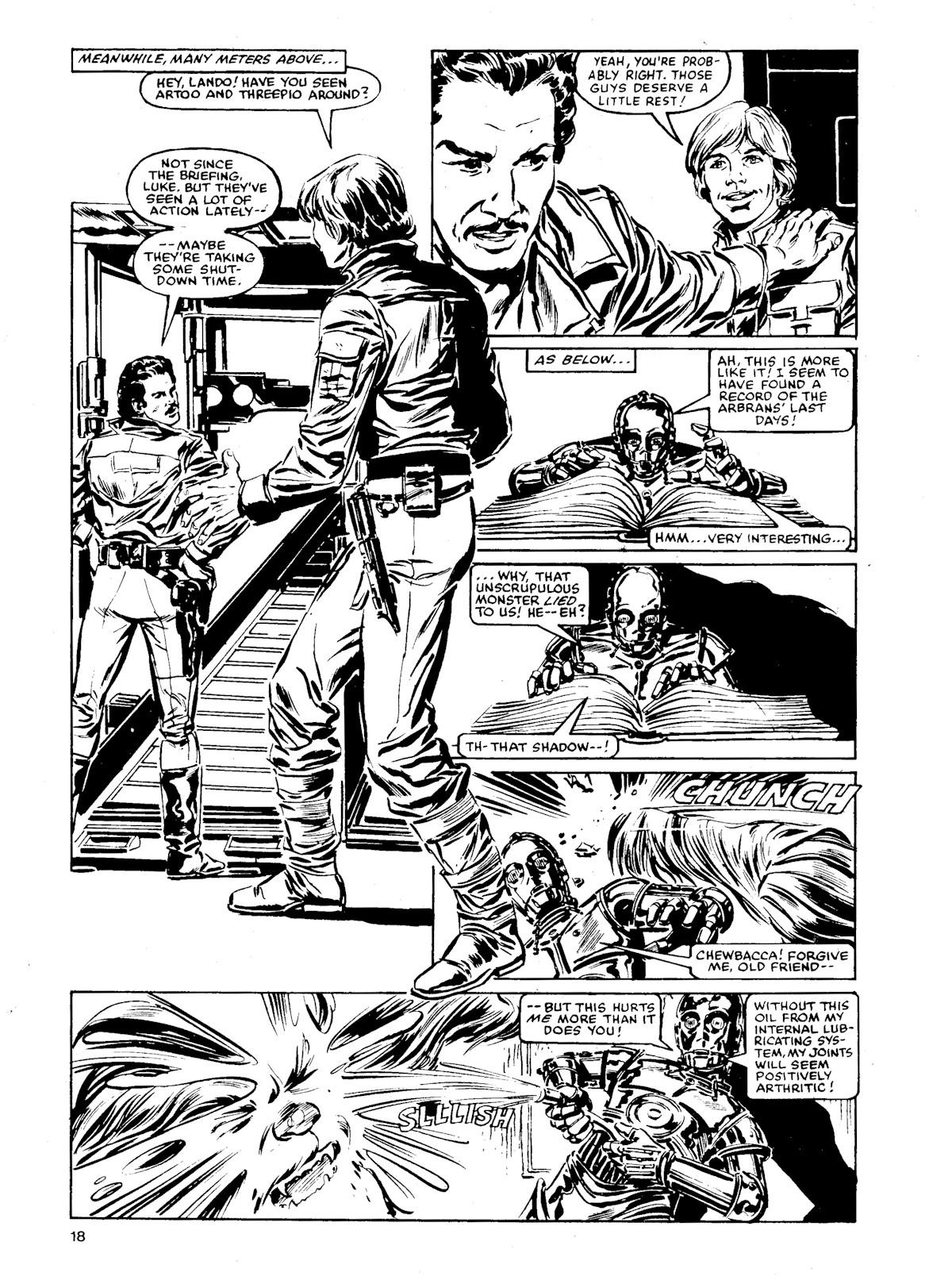 Read online Star Wars Weekly comic -  Issue #167 - 18