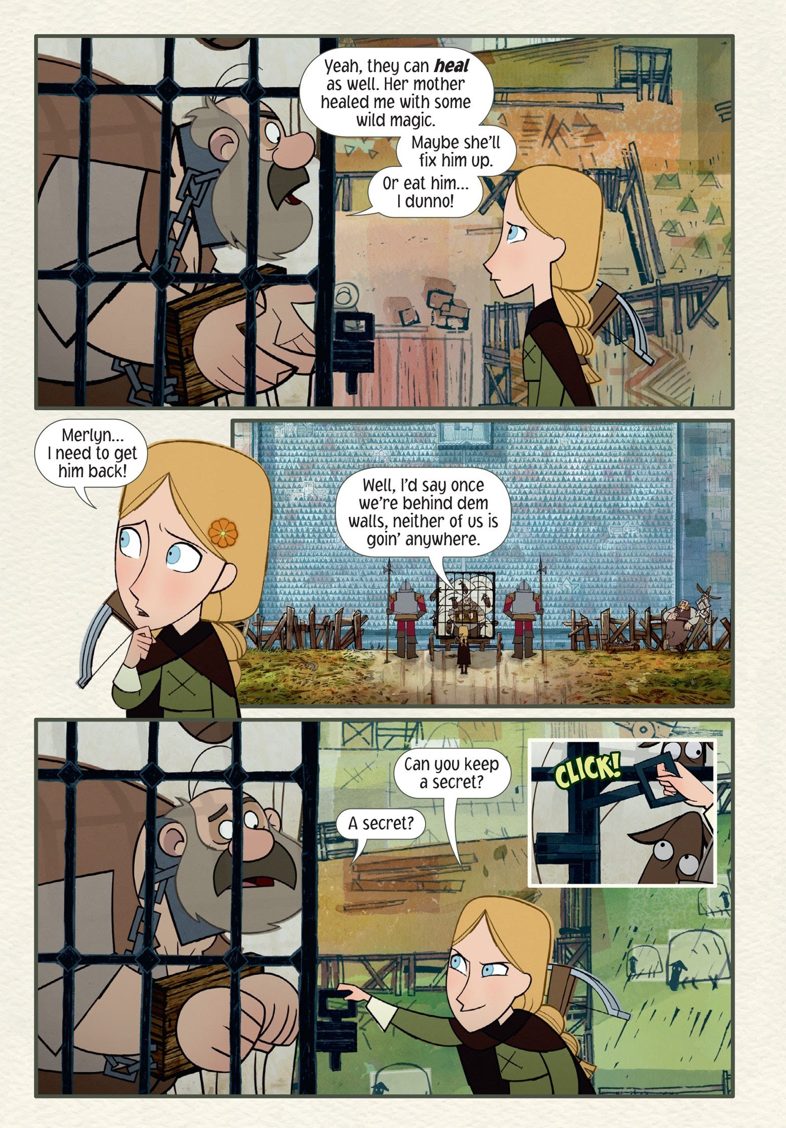 Read online Wolfwalkers: The Graphic Novel comic -  Issue # TPB (Part 1) - 65