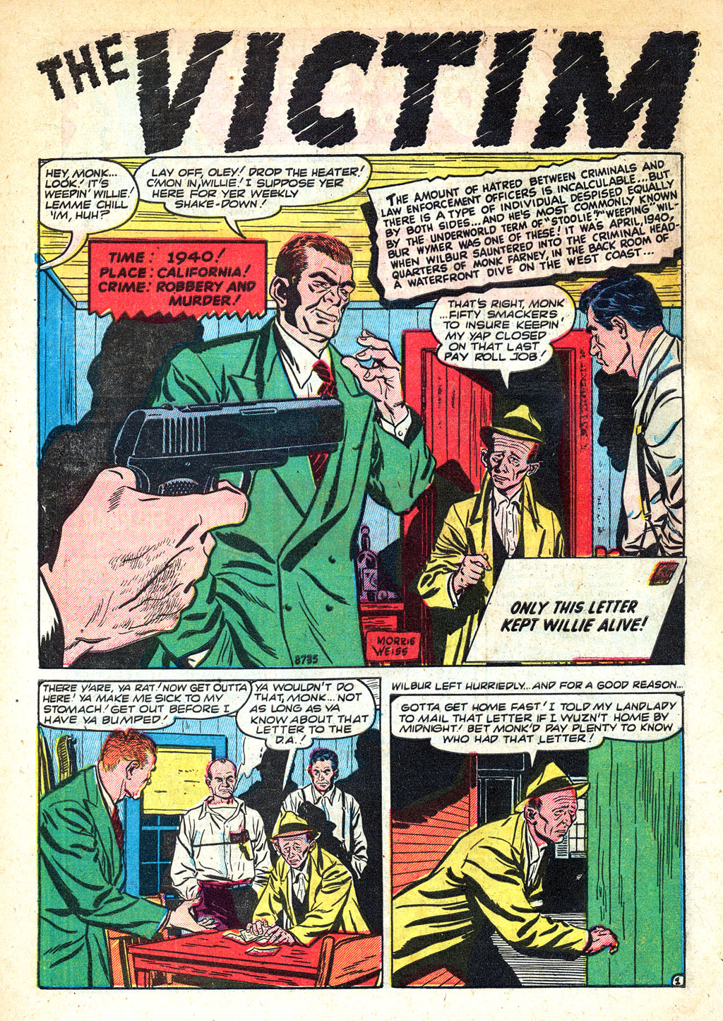 Read online Crime Cases Comics (1951) comic -  Issue #8 - 10