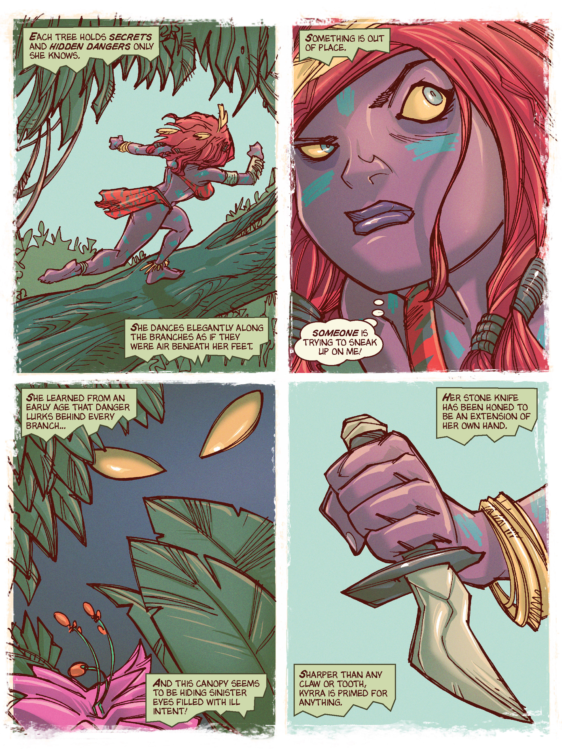 Read online Kyrra: Alien Jungle Girl comic -  Issue #1 - 4
