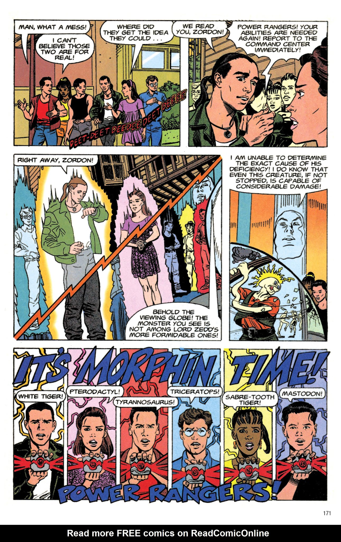 Read online Mighty Morphin Power Rangers Archive comic -  Issue # TPB 1 (Part 2) - 71