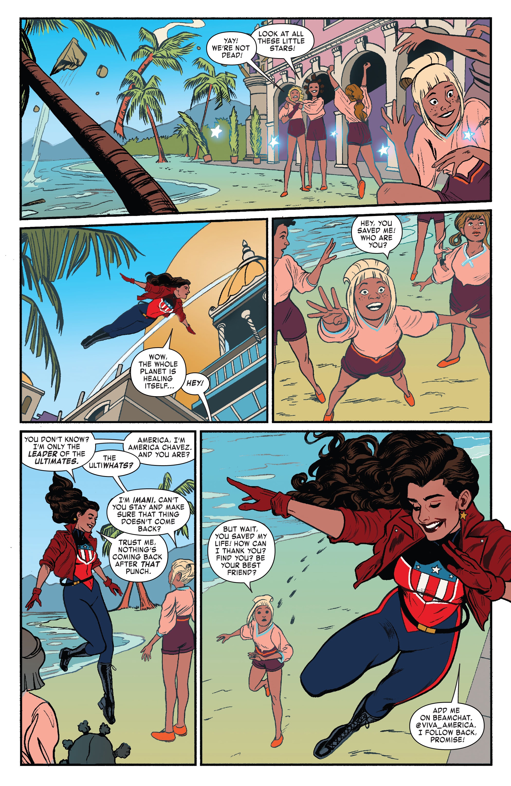 Read online Marvel-Verse: America Chavez comic -  Issue # TPB - 45