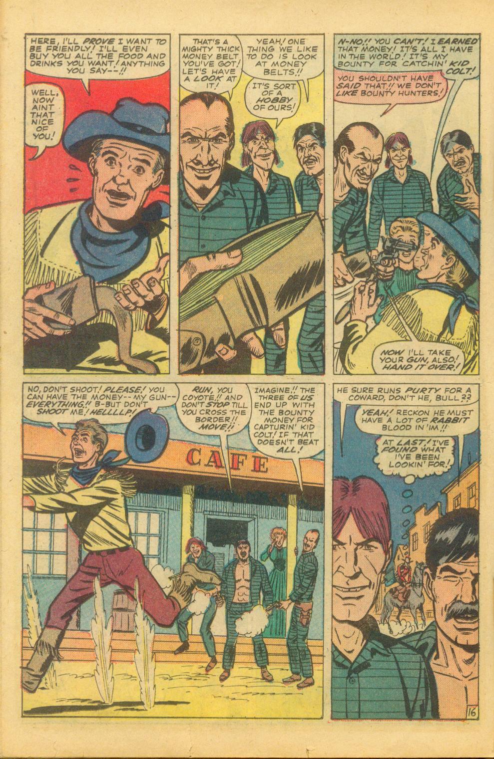 Read online Kid Colt Outlaw comic -  Issue #118 - 22