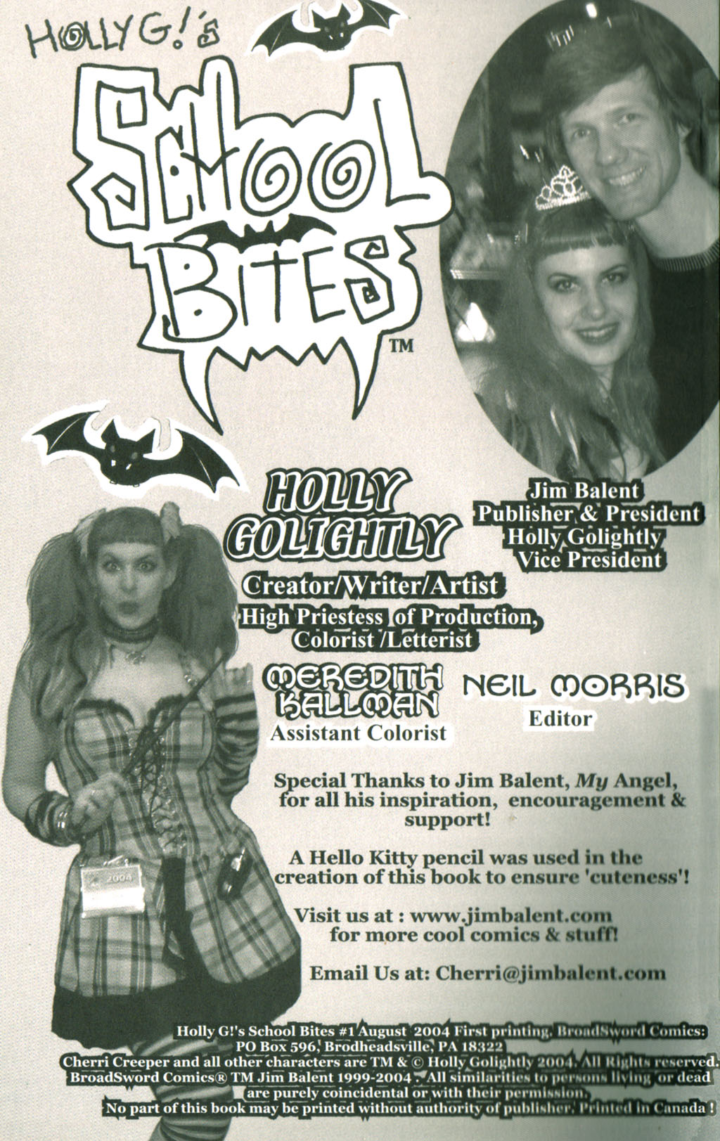 Read online Holly G!'s School Bites comic -  Issue #1 - 2