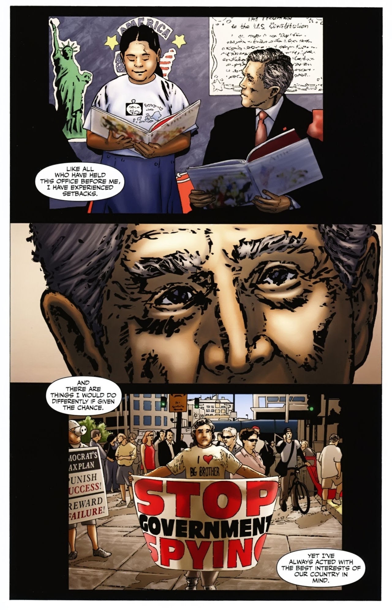 Read online Political Power: George W. Bush comic -  Issue # Full - 21