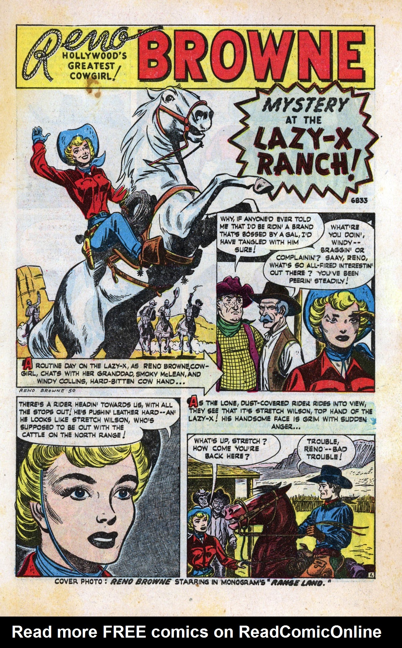Read online Reno Browne, Hollywood's Greatest Cowgirl comic -  Issue #50 - 3