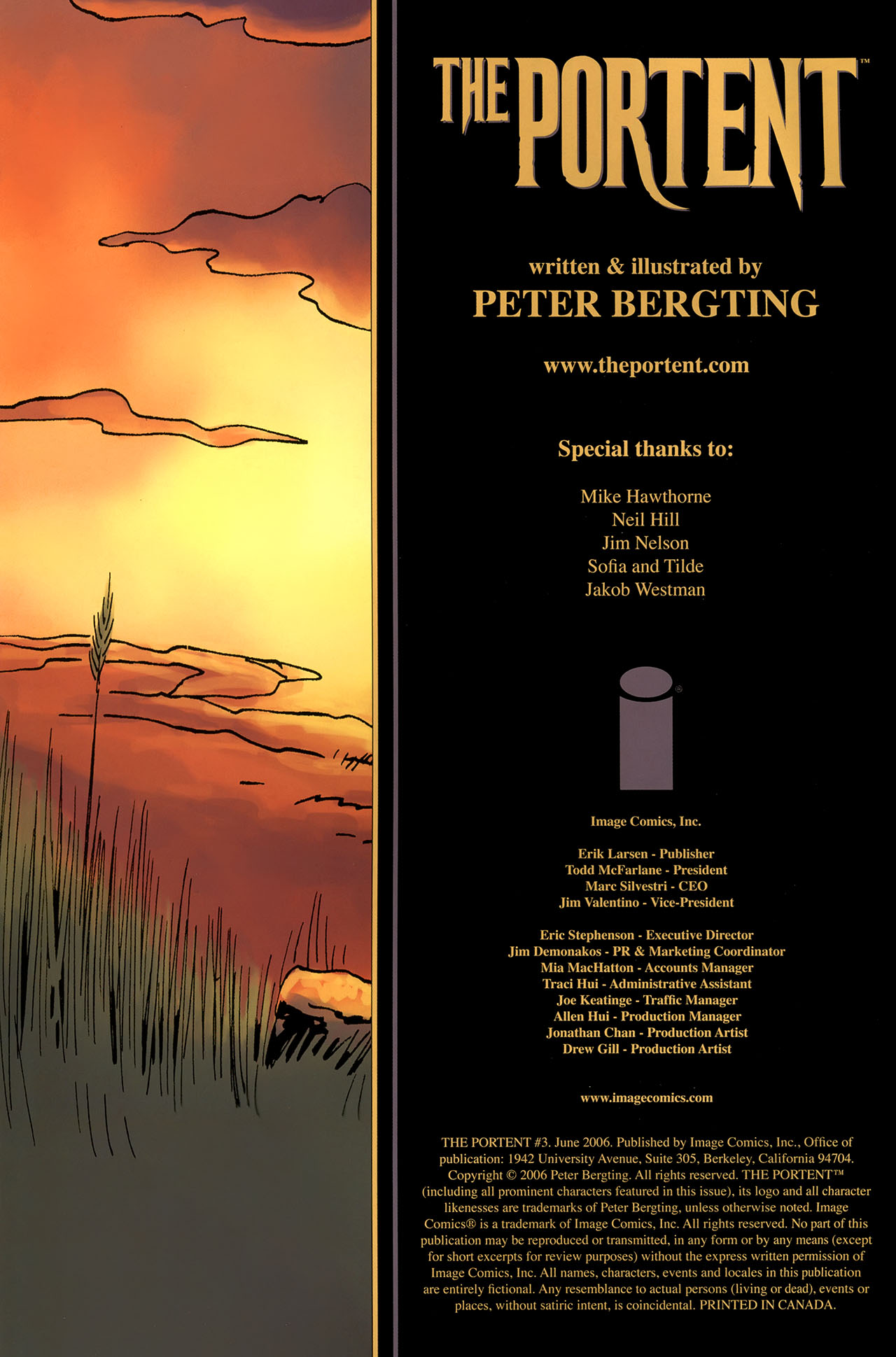 Read online The Portent comic -  Issue #3 - 2