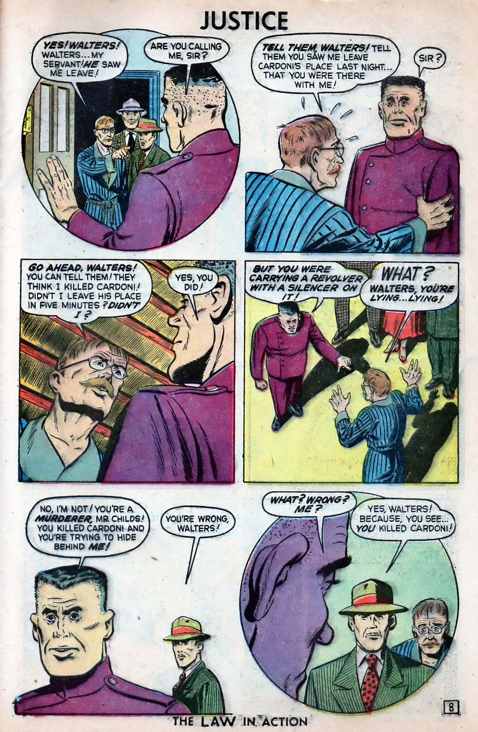 Read online Justice (1947) comic -  Issue #8 - 29