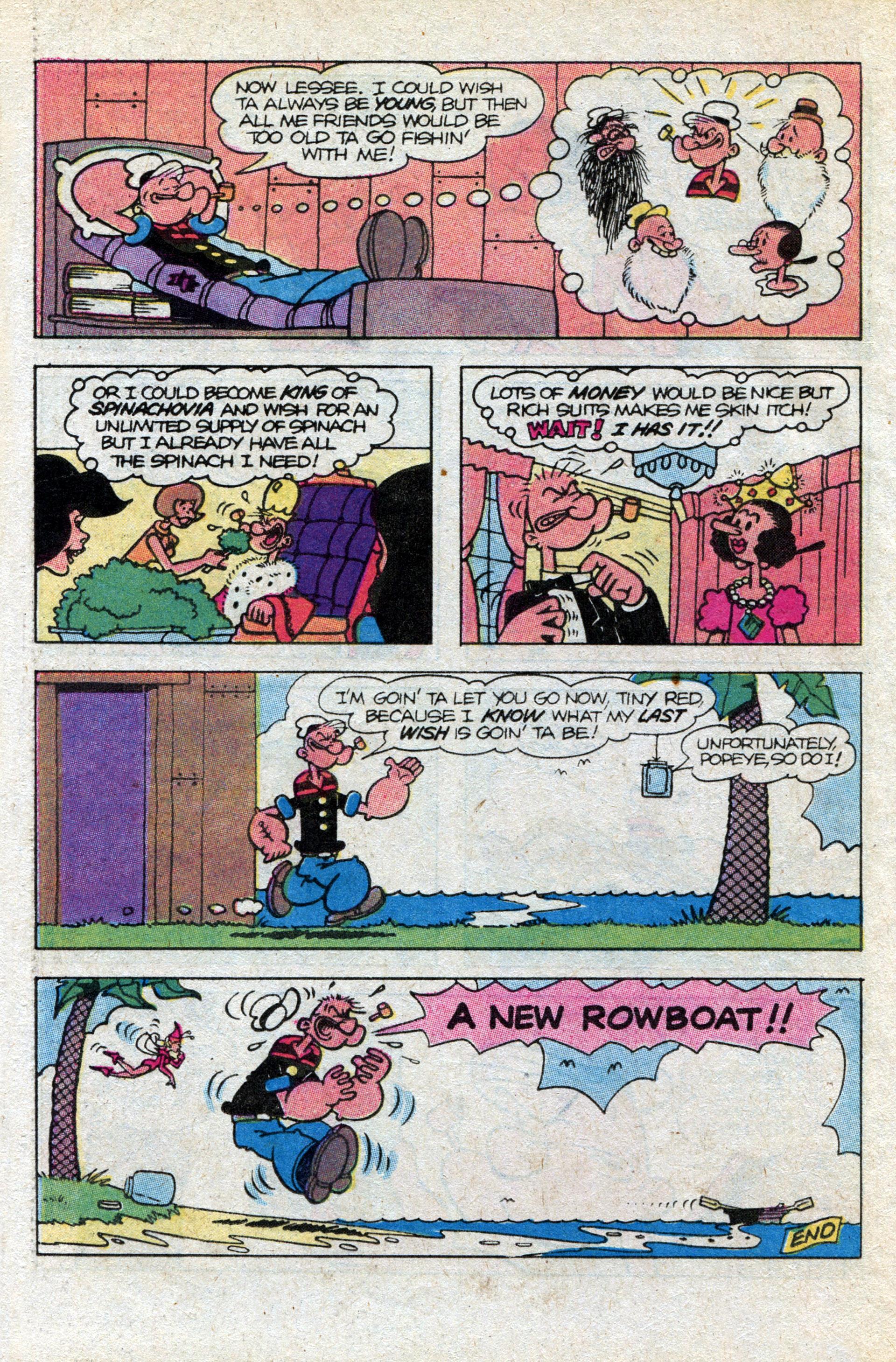 Read online Popeye (1948) comic -  Issue #167 - 24